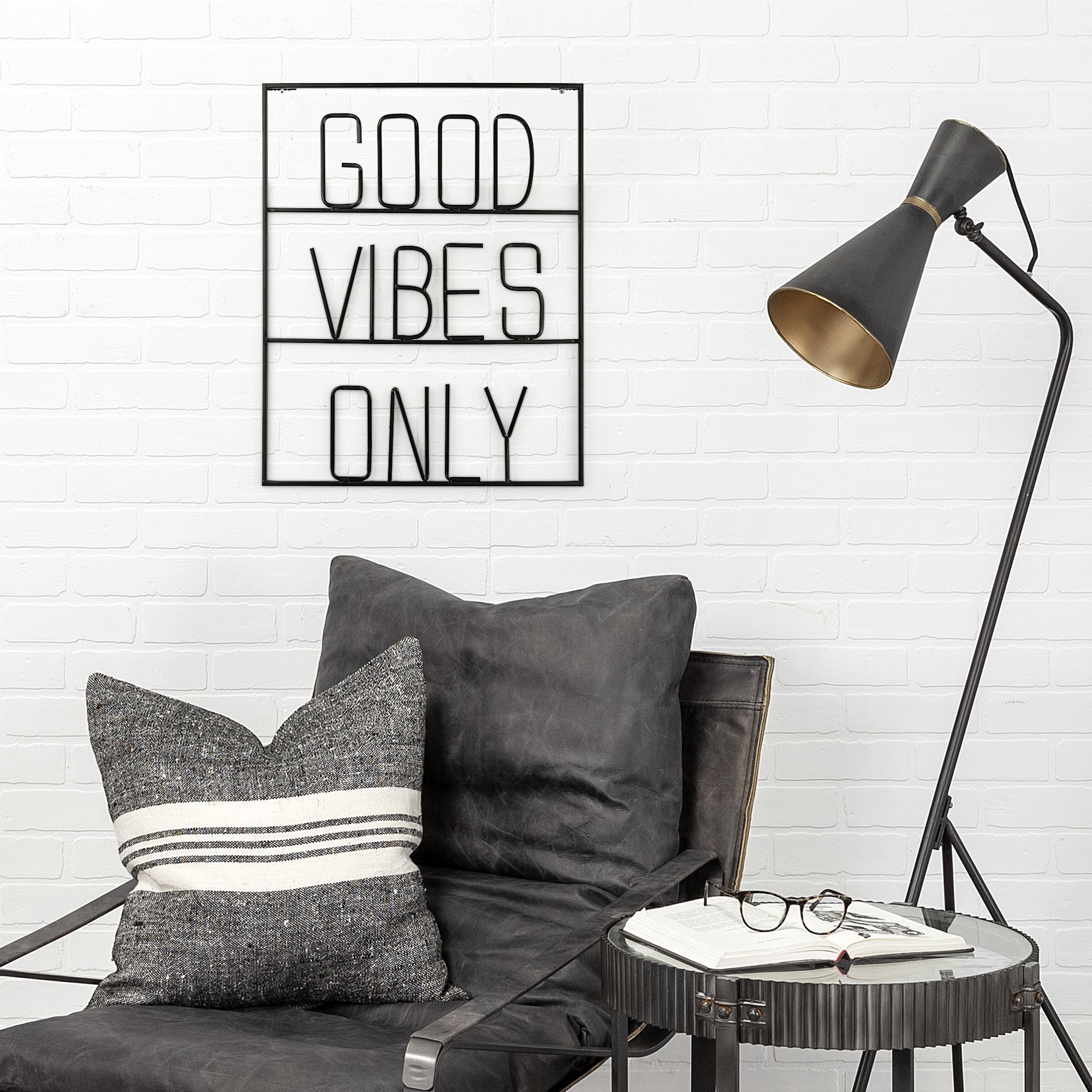 Mercana Good Vibes Only Sign - Black