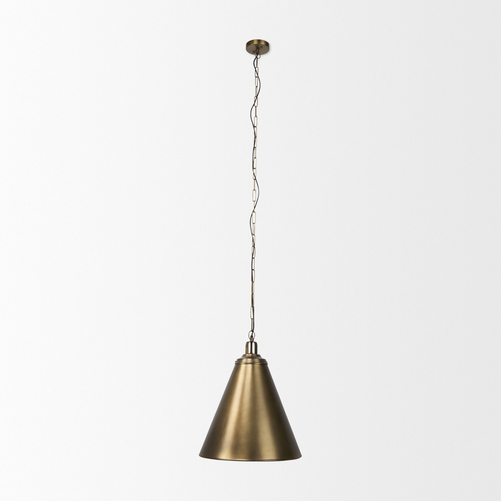 Mercana Fenton Pendant Light with Gold Accents - Gold