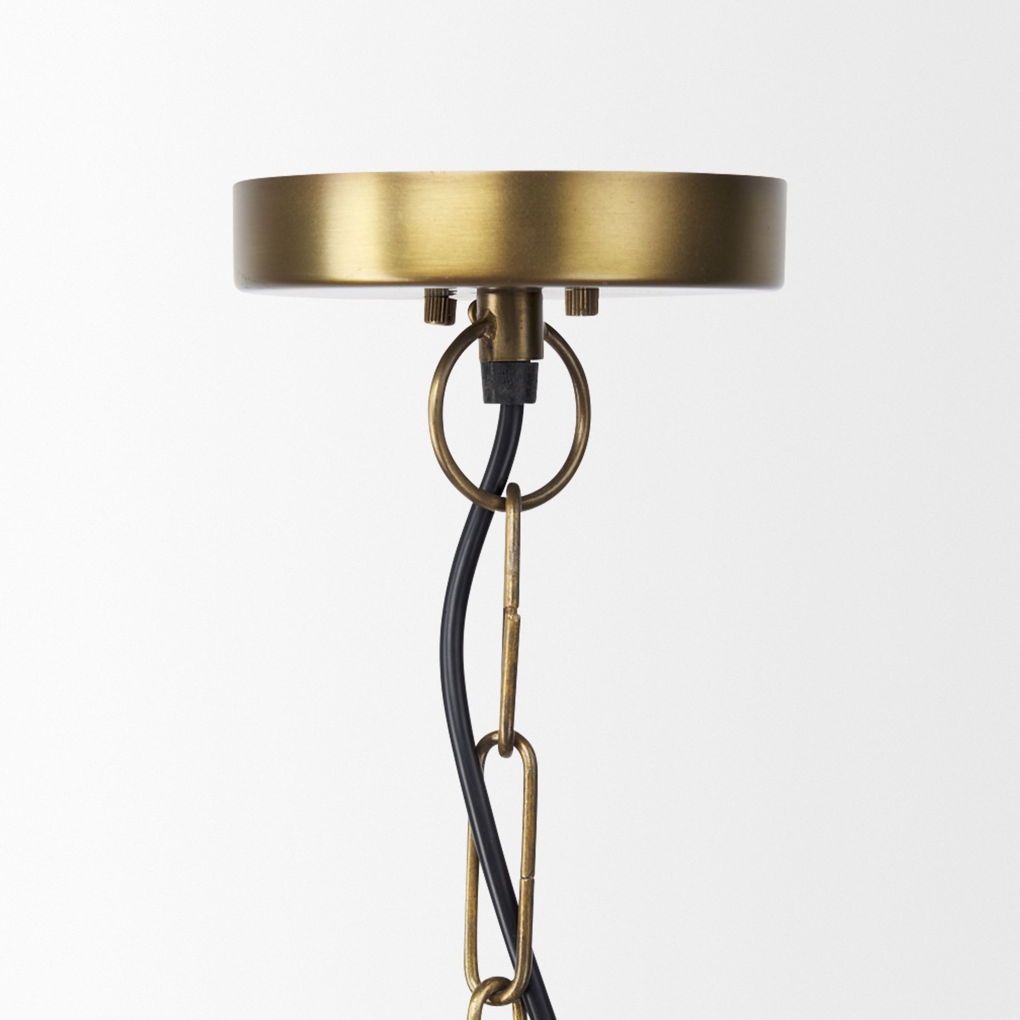 Mercana Fenton Pendant Light with Gold Accents - Gold