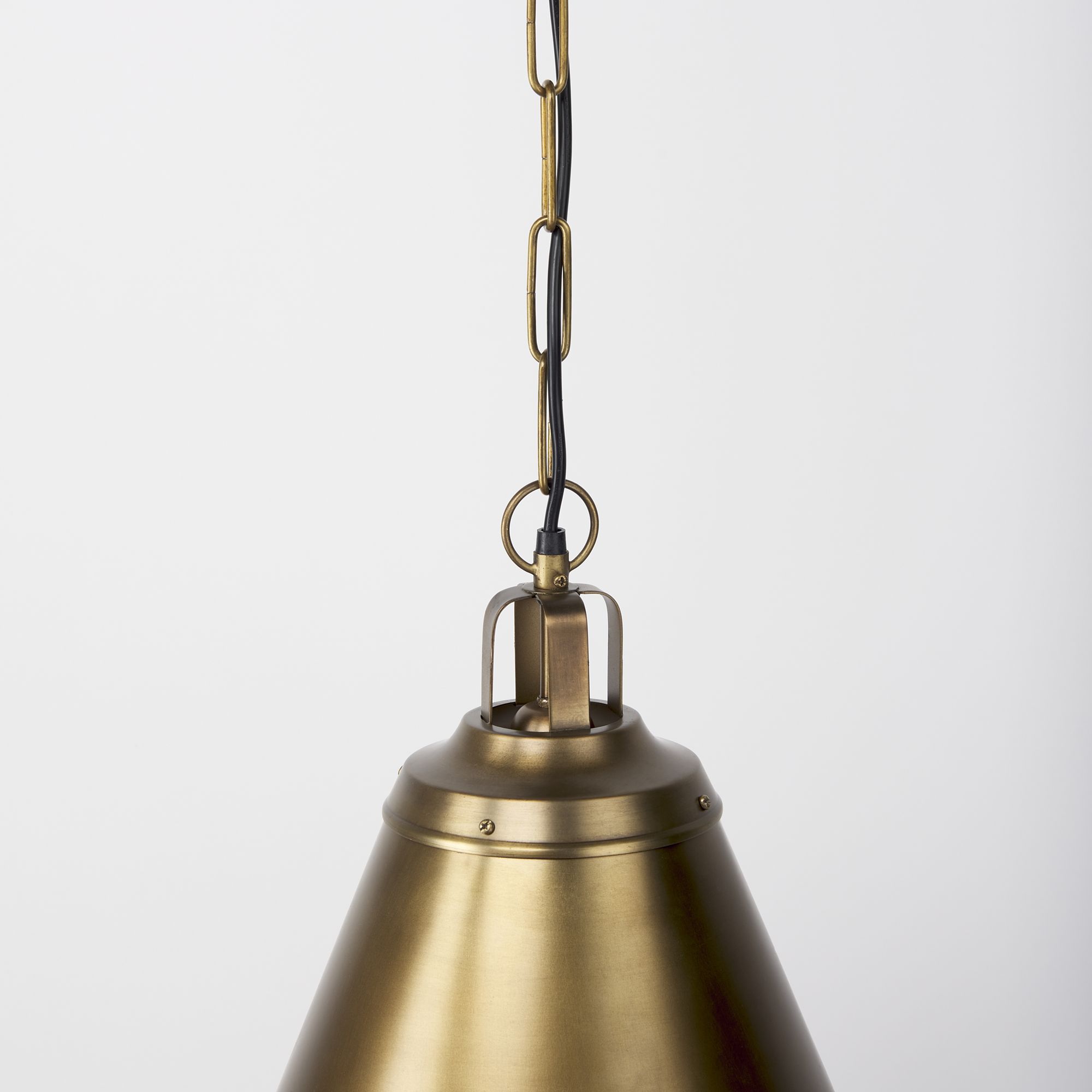 Mercana Fenton Pendant Light with Gold Accents - Gold