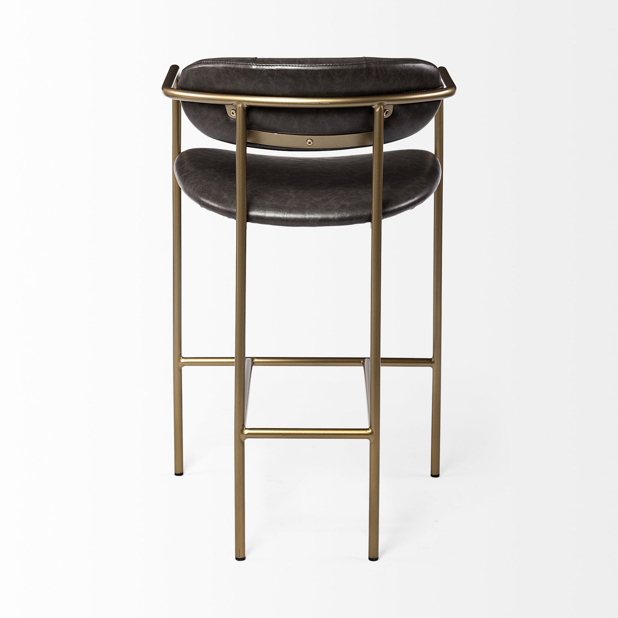 Mercana Parker 36" Counter Stool - Brown/Gold