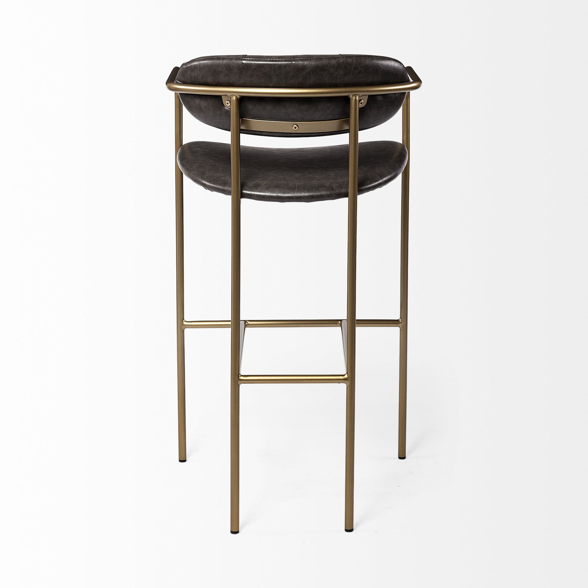 Mercana Parker 40" Counter Stool - Brown/Gold