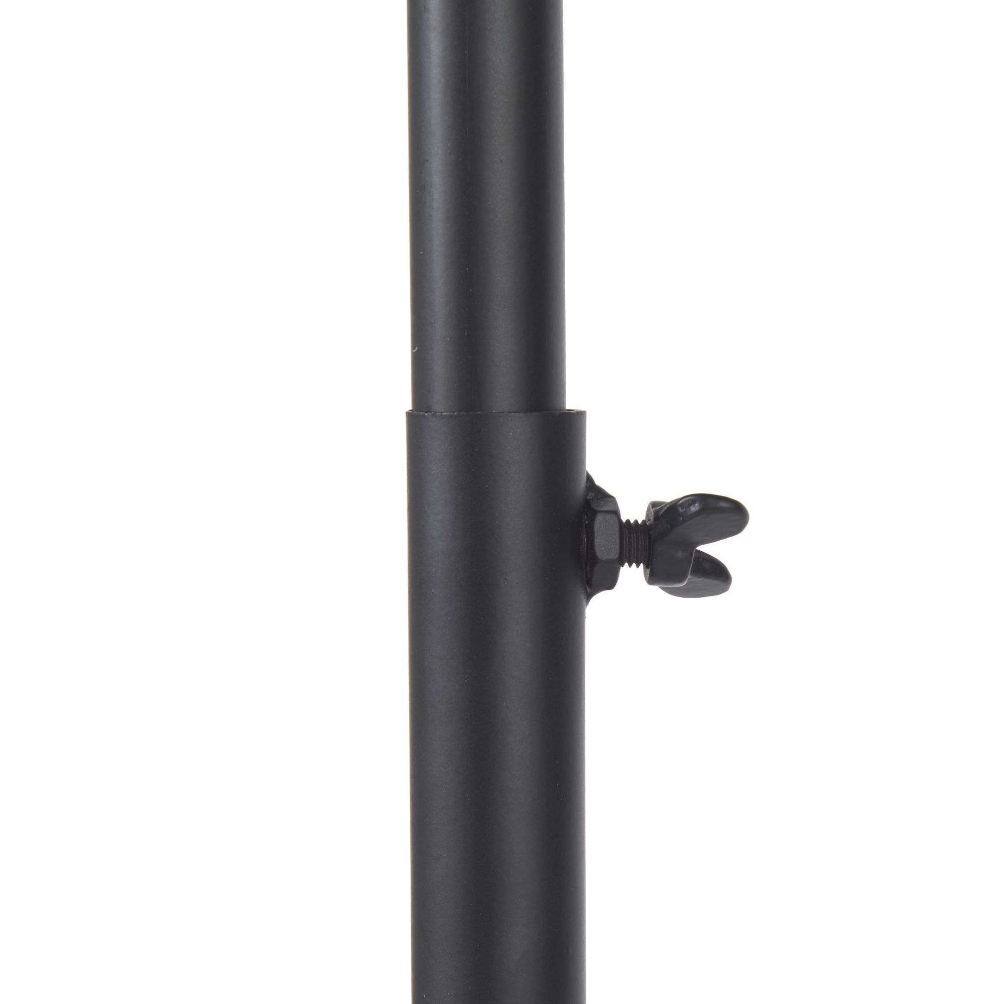 Mercana Debdou Metal Adjustable Cinema-Style Floor Lamp - Black