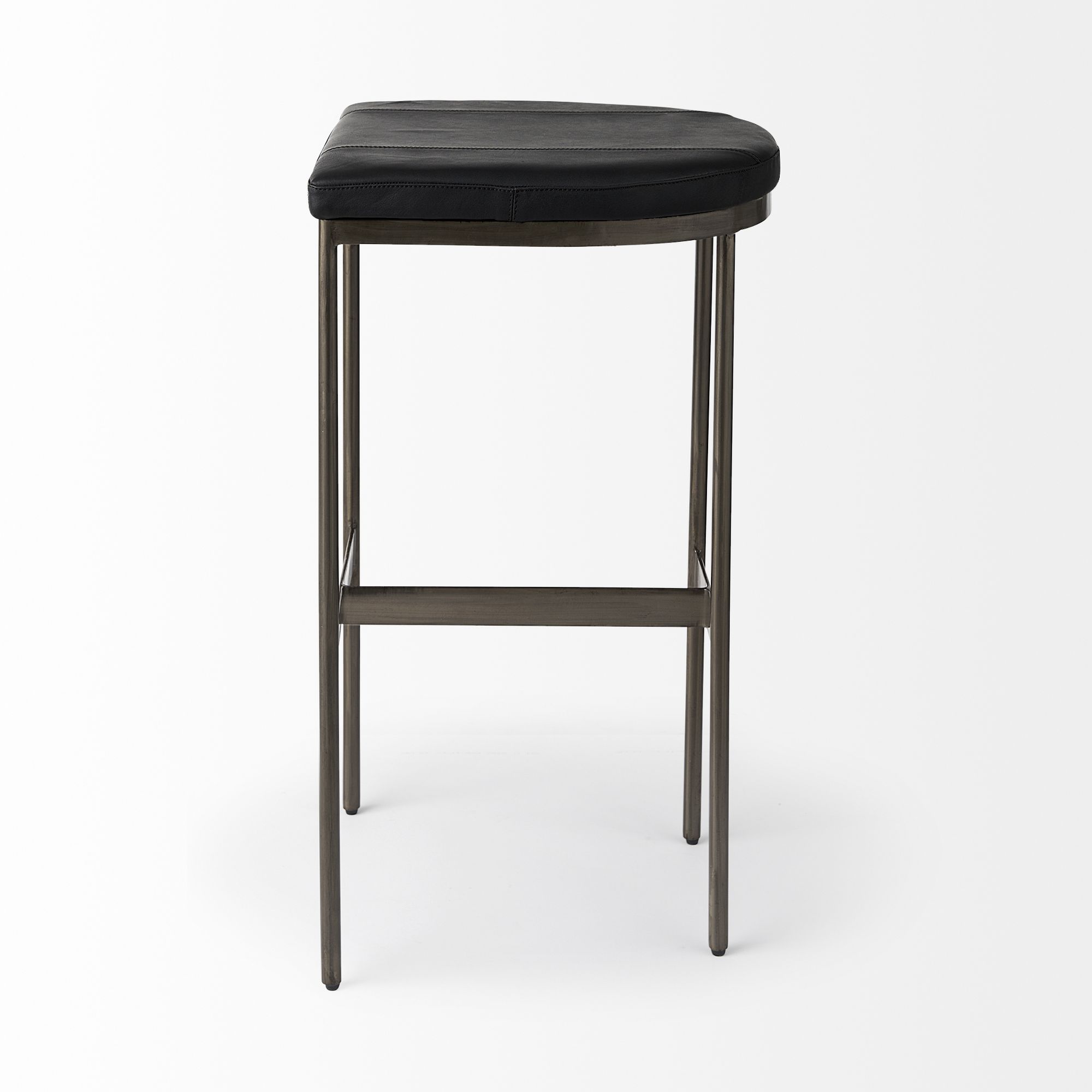 Mercana Millie 30" Counter Stool with Metal Frame - Black