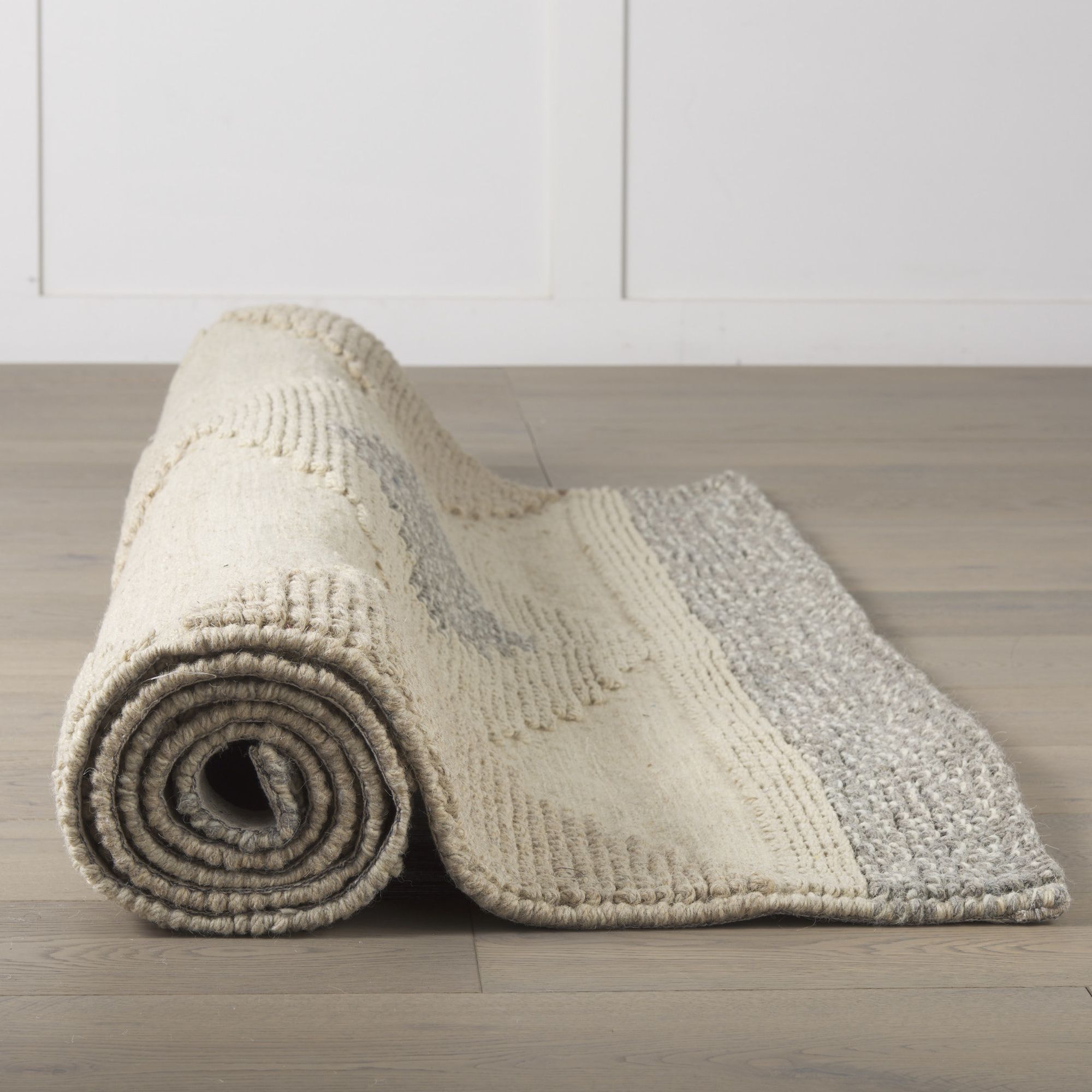 Mercana Emory 8x10 Rug - Beige/Gray, Wool