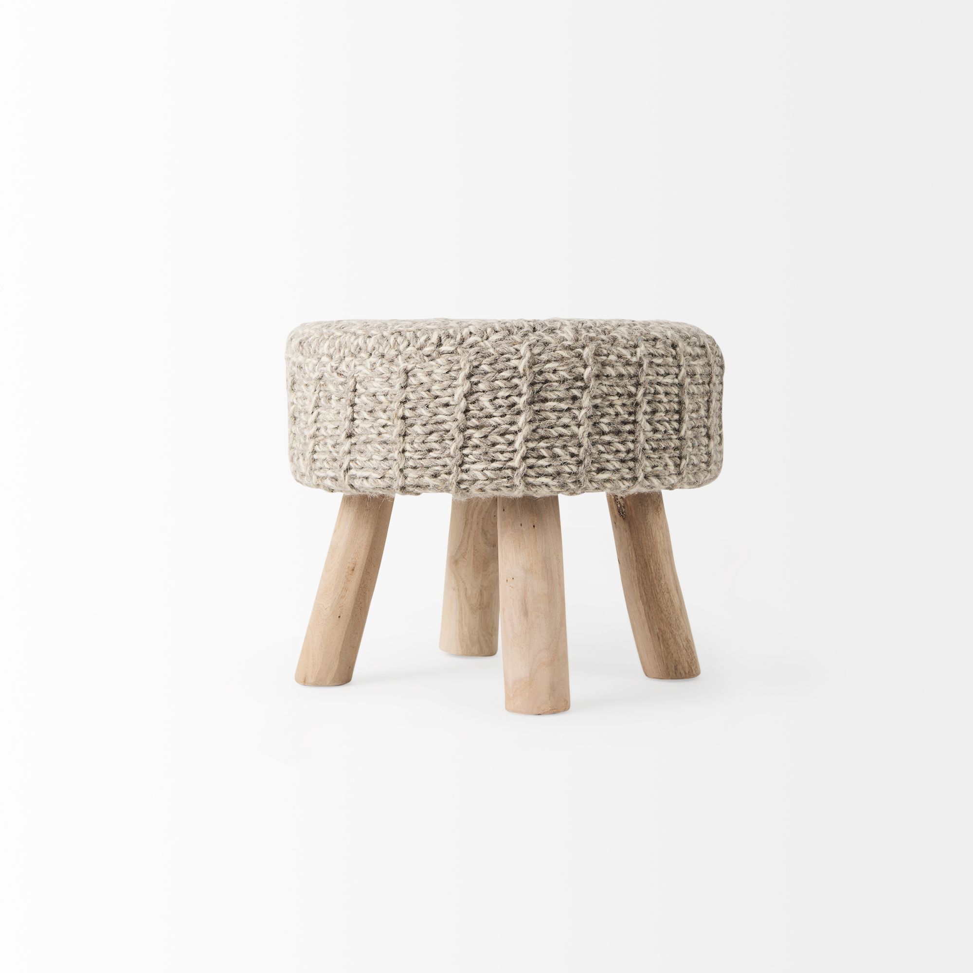 Mercana Bina 4 Legged Stool - Taupe