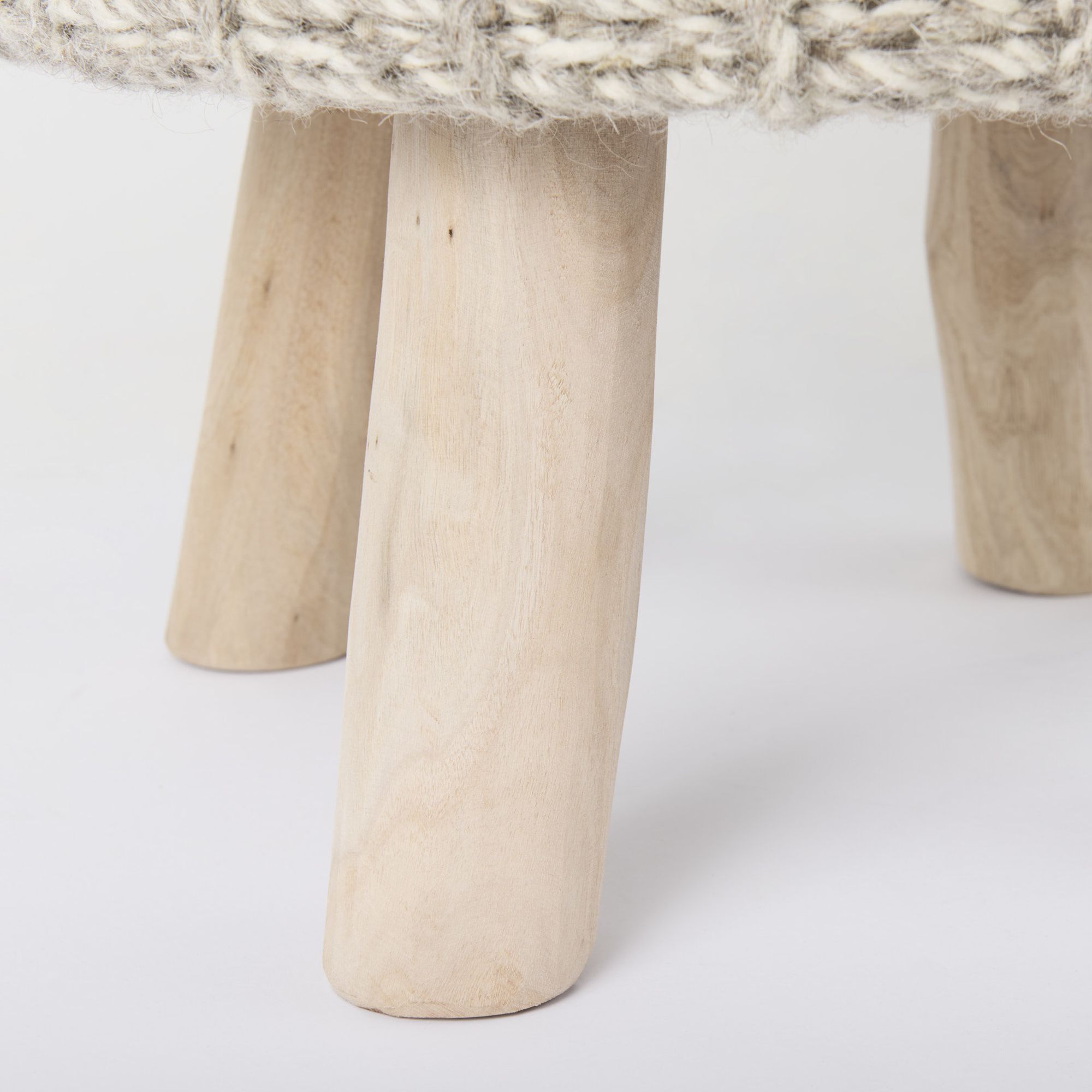 Mercana Bina 4 Legged Stool - Taupe