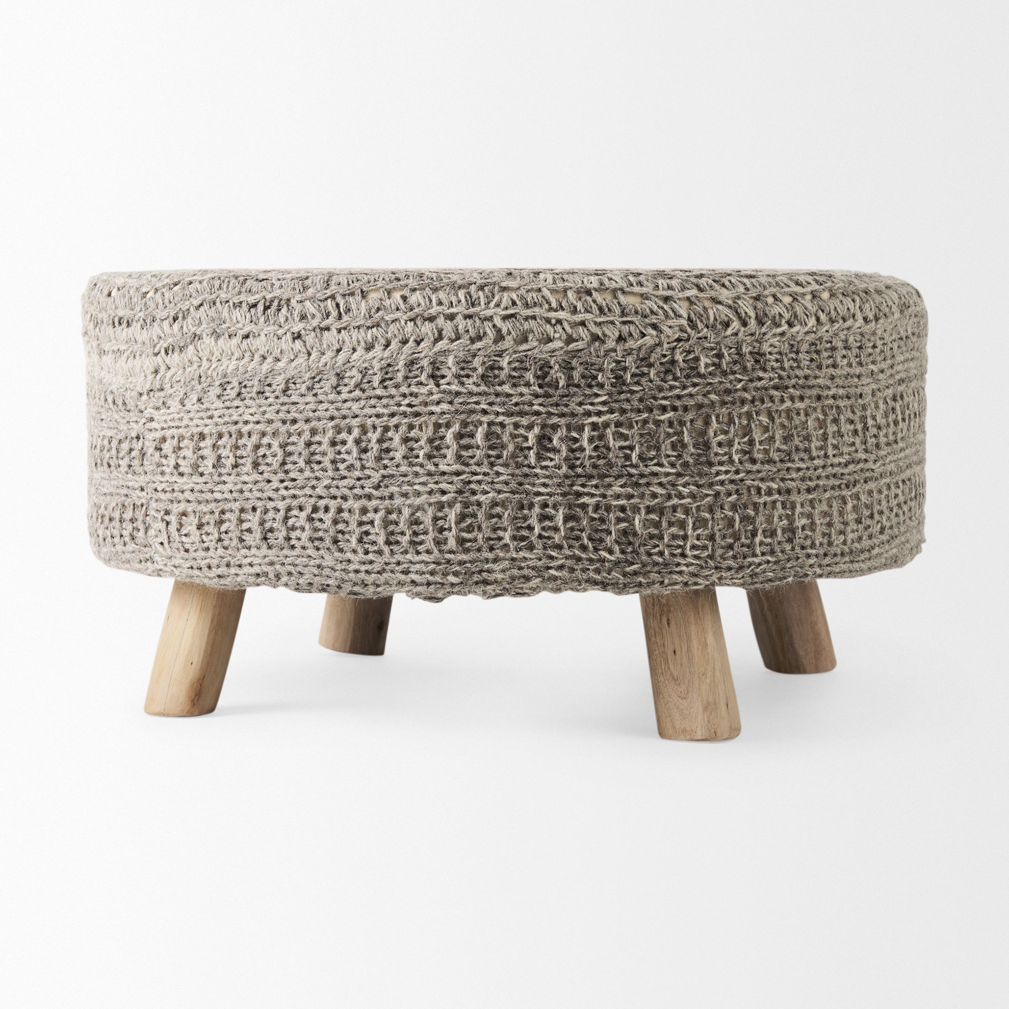 Mercana Bina 4 Legged Stool - Dark Gray