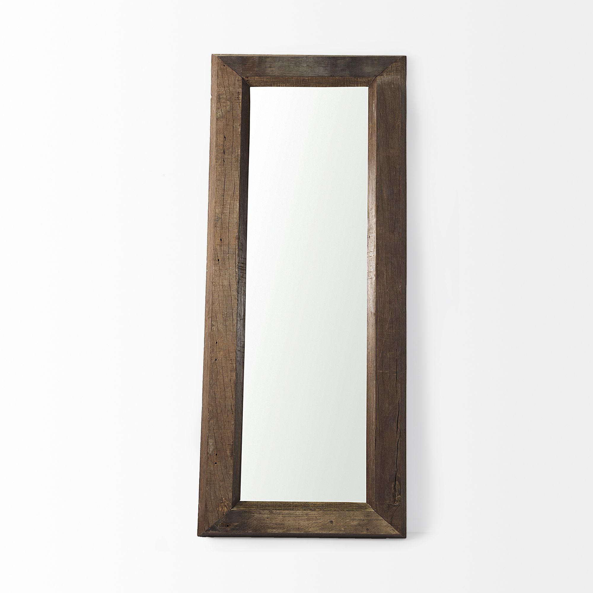 Mercana - Gerome Brown Wooden Floor Mirror