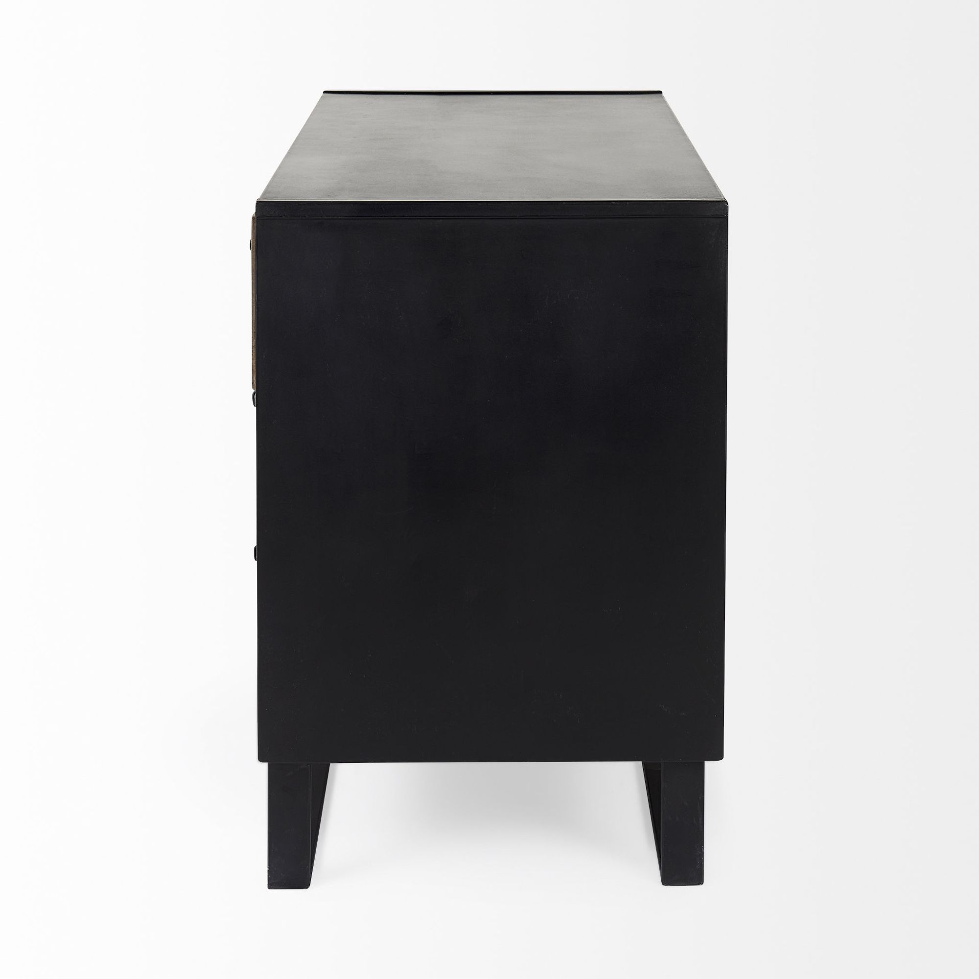 Mercana - Alvin Wood with Metal Framing Accent Cabinet