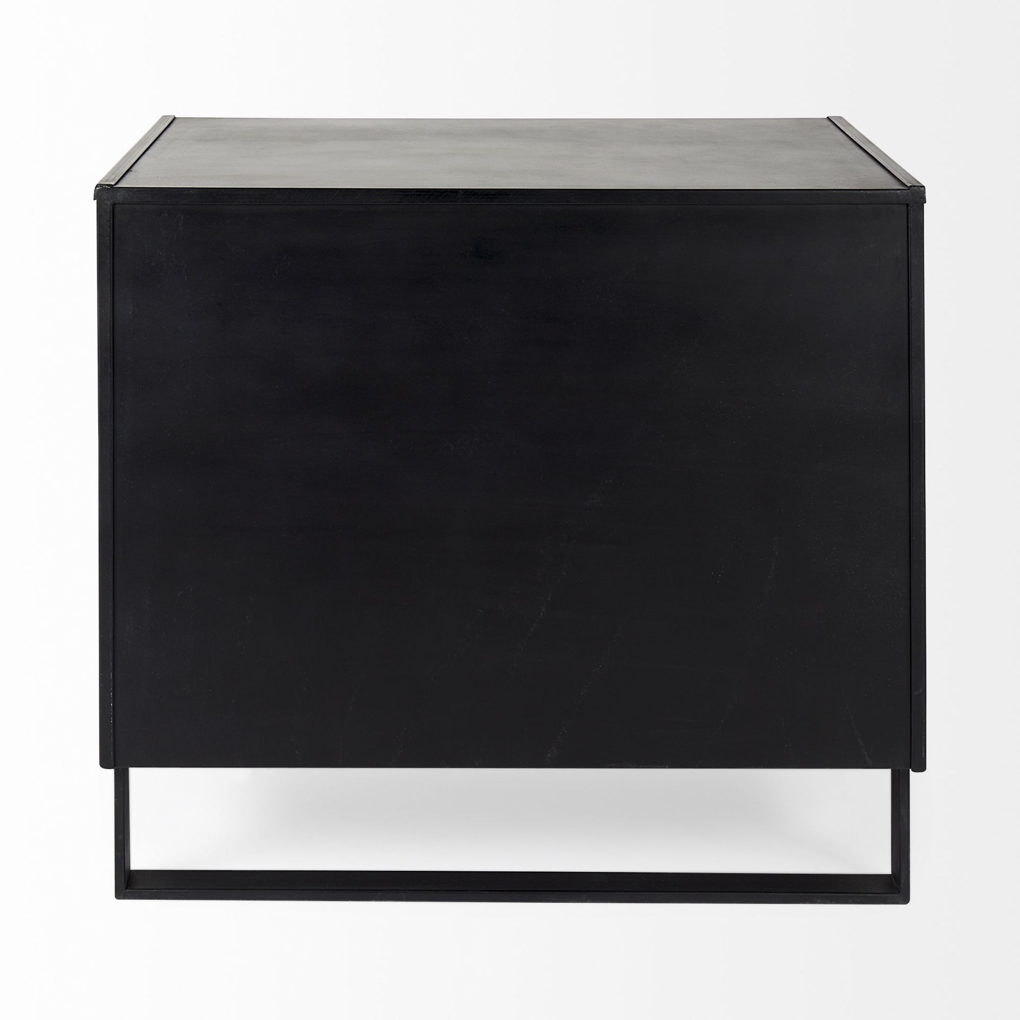 Mercana - Alvin Wood with Metal Framing Accent Cabinet