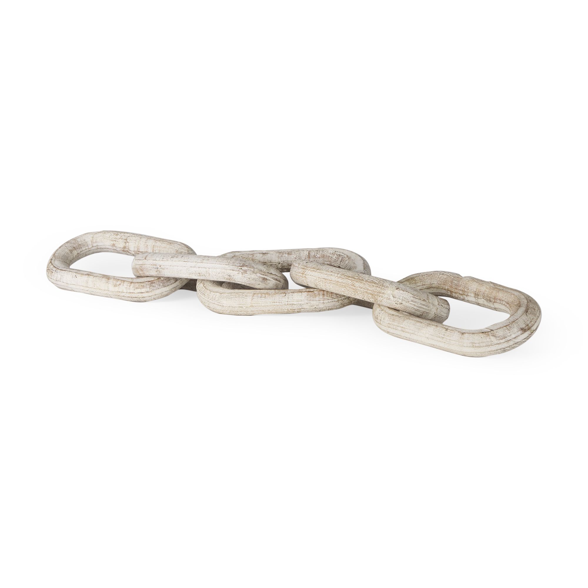 Mercana - Alix 29L x 5W Wooden Hand-Made 5 Link Chain