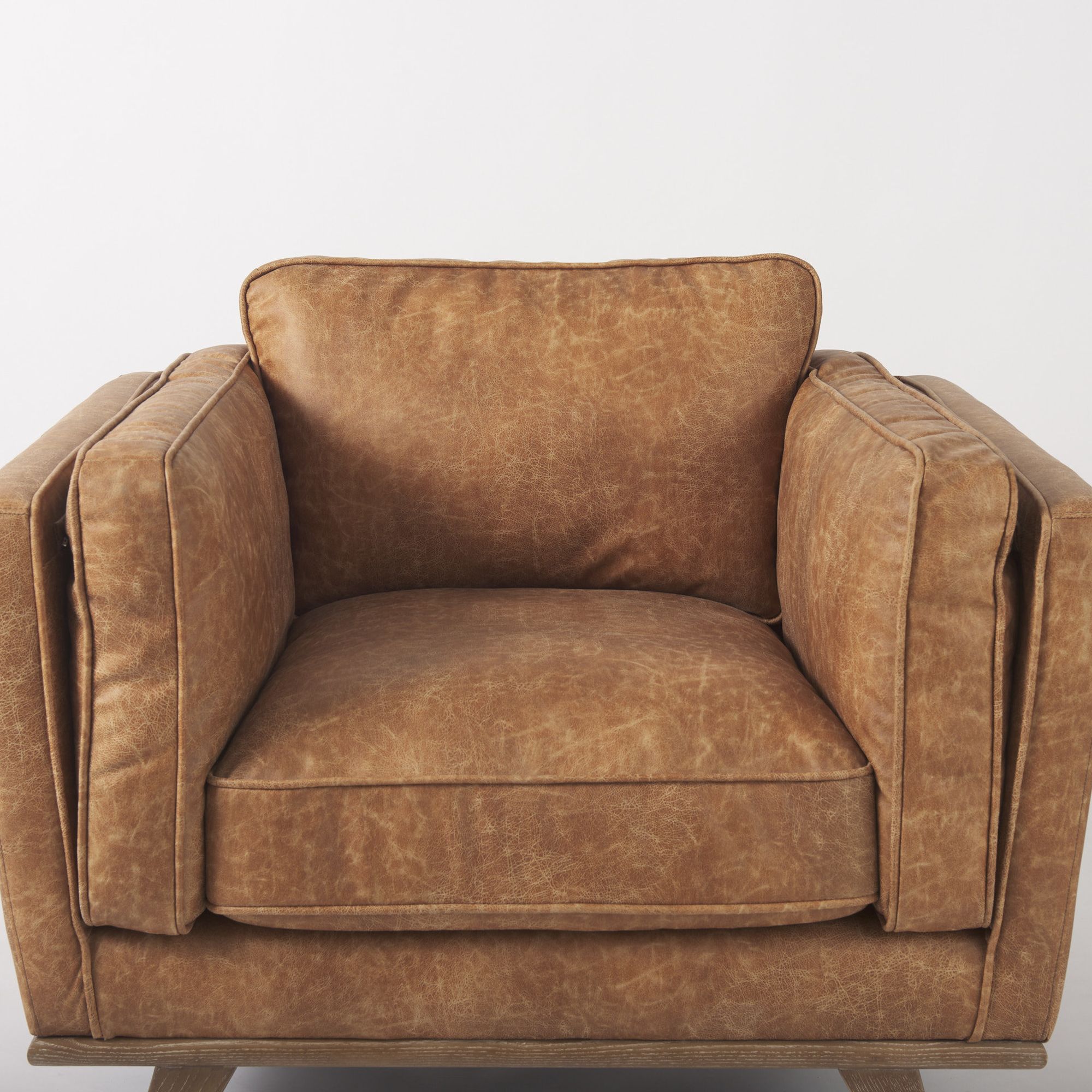 Mercana Brooks Accent Chair - Cognac