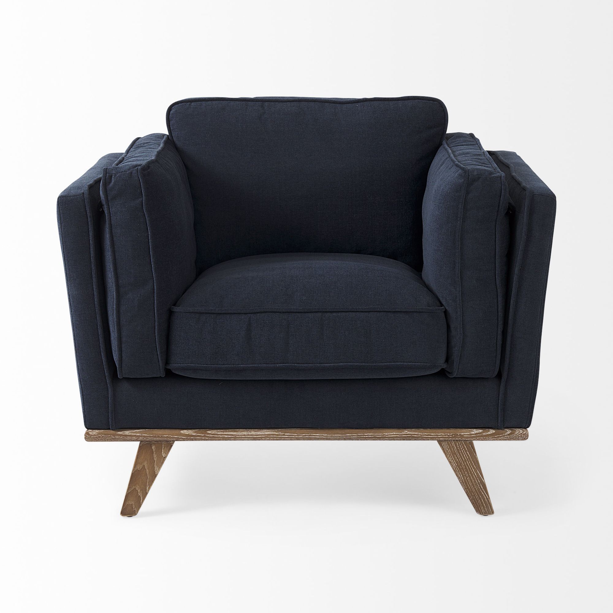 Mercana Brooks Accent Chair - Navy Blue