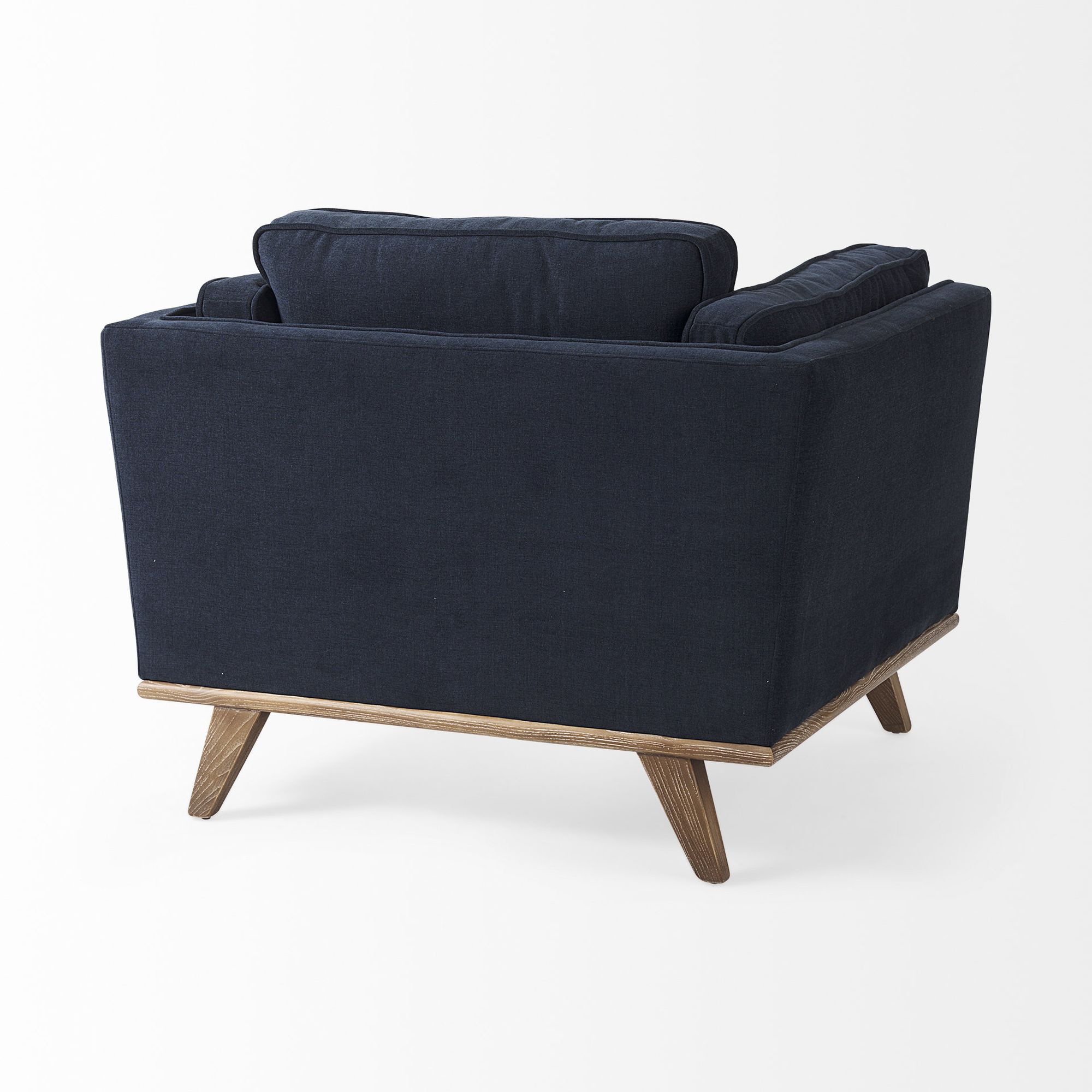 Mercana Brooks Accent Chair - Navy Blue