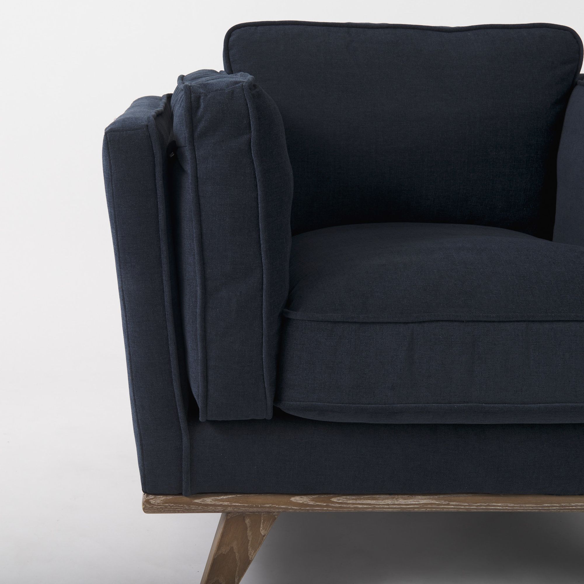 Mercana Brooks Accent Chair - Navy Blue