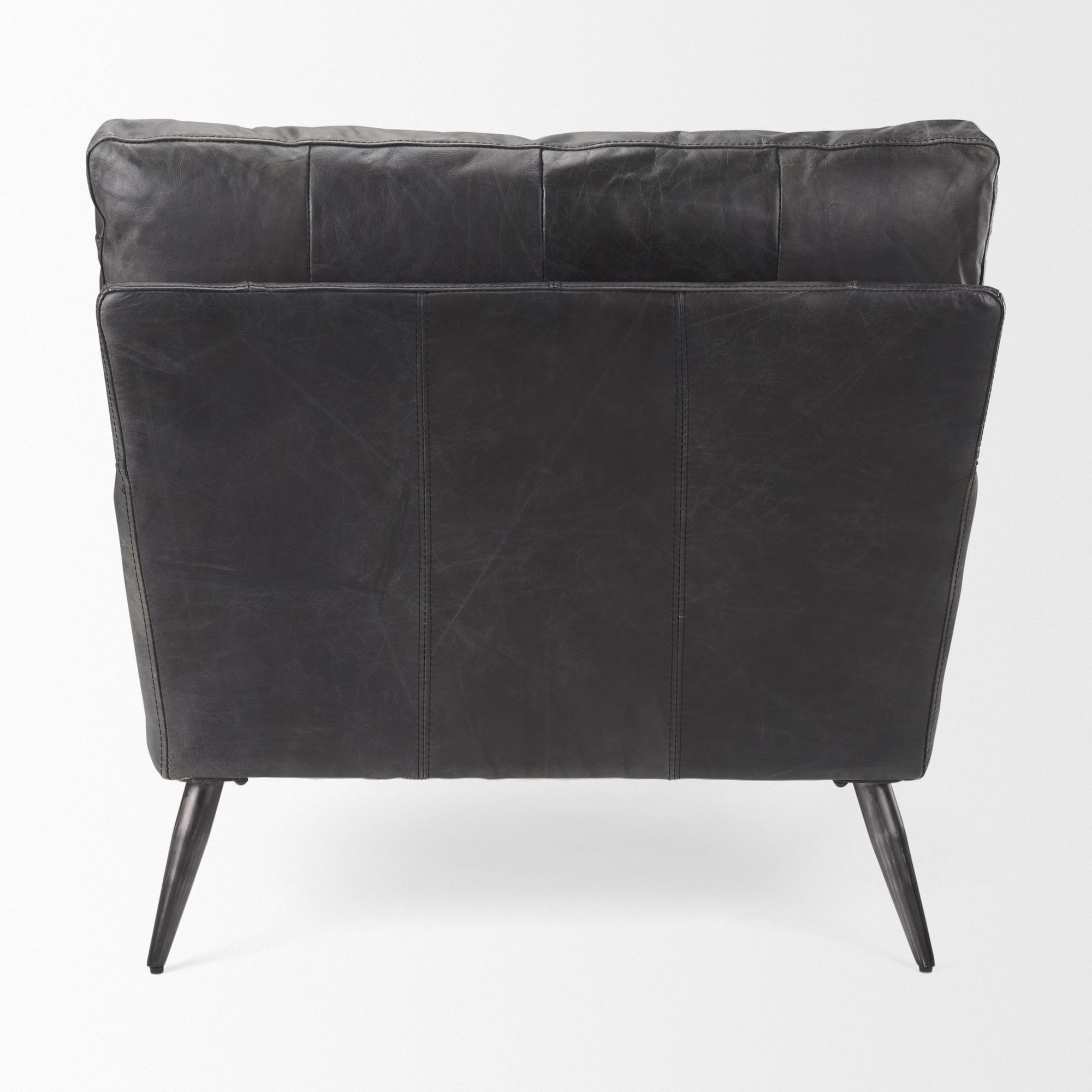 Mercana - Cochrane Accent Chair in Black, Leather