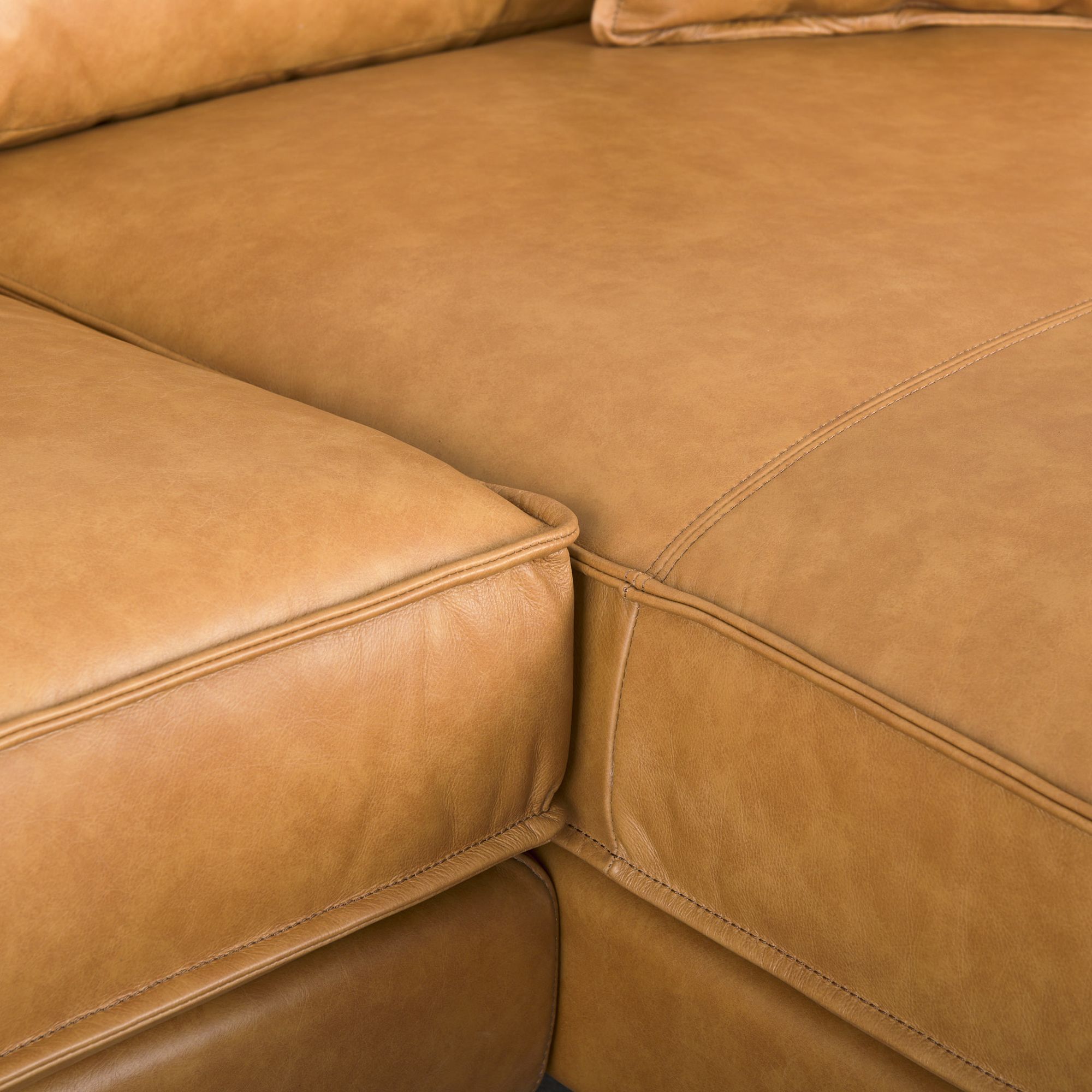 Mercana D'Arcy Right Chaise Sectional - Tan