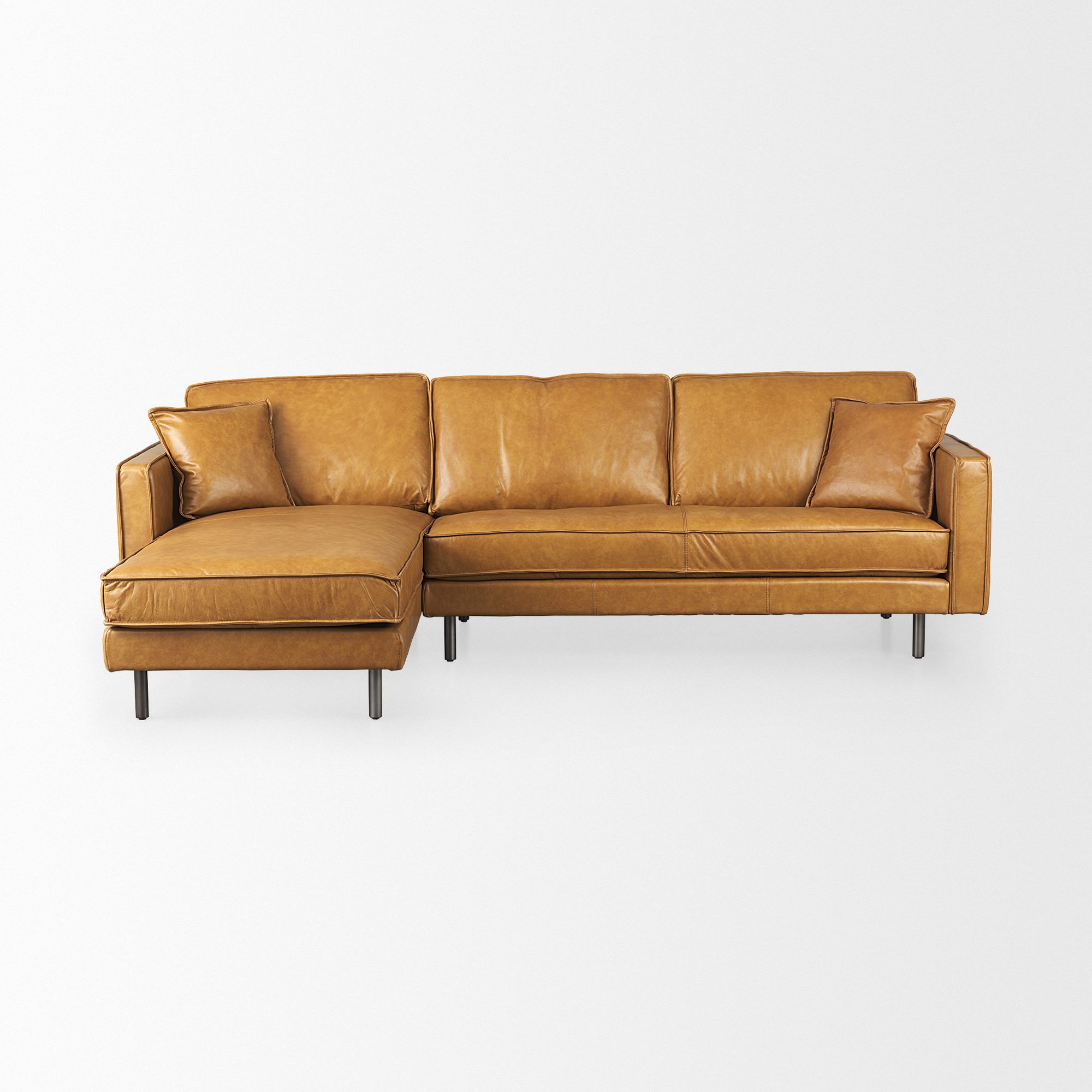 Mercana D'Arcy Left Chaise Sectional - Tan