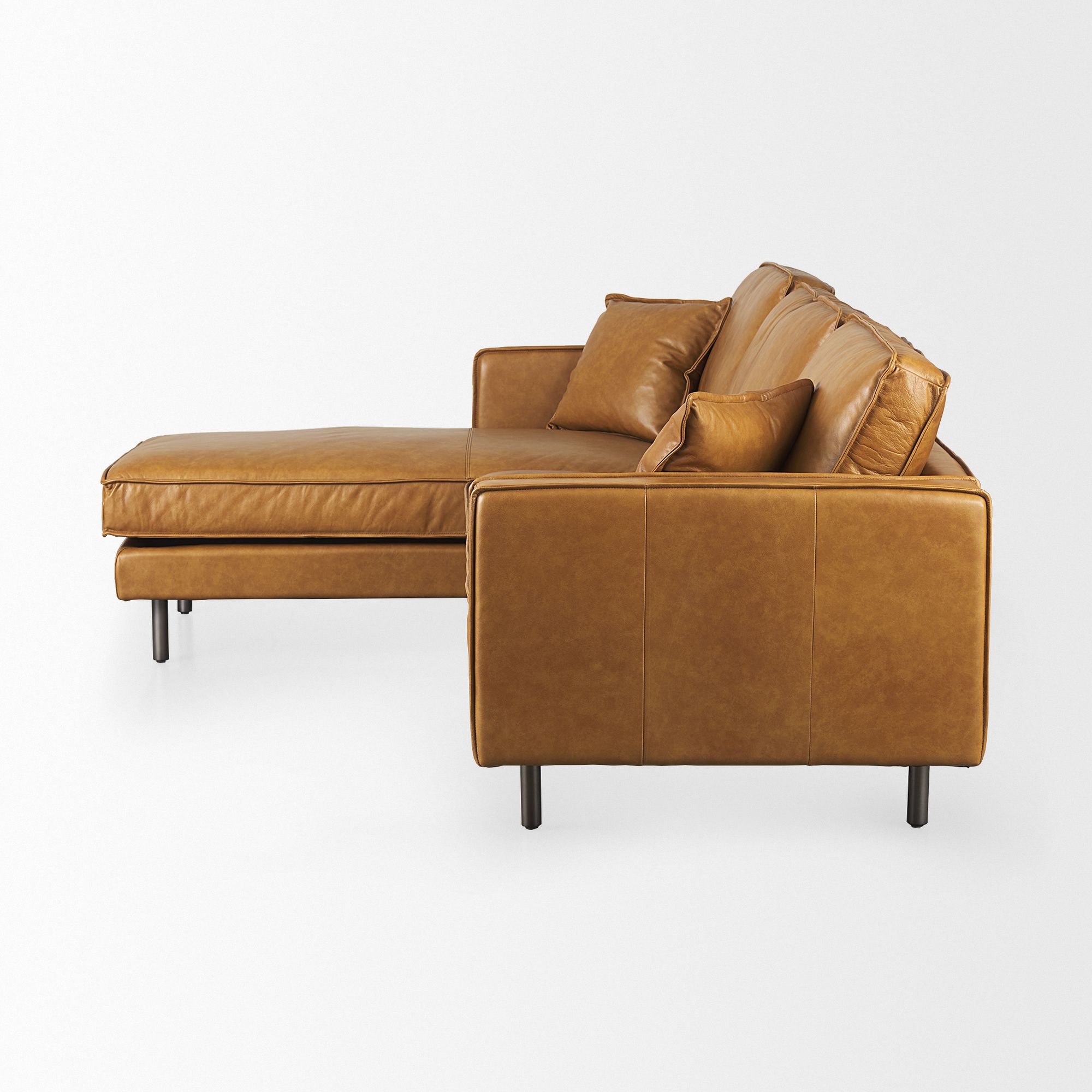 Mercana D'Arcy Left Chaise Sectional - Tan