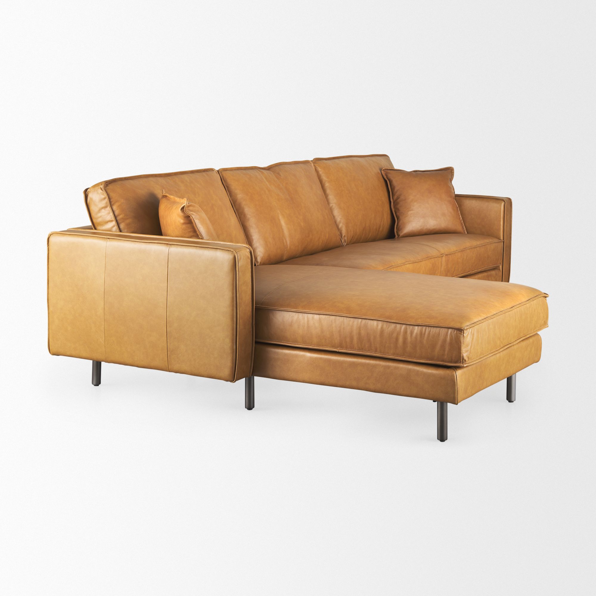 Mercana D'Arcy Left Chaise Sectional - Tan