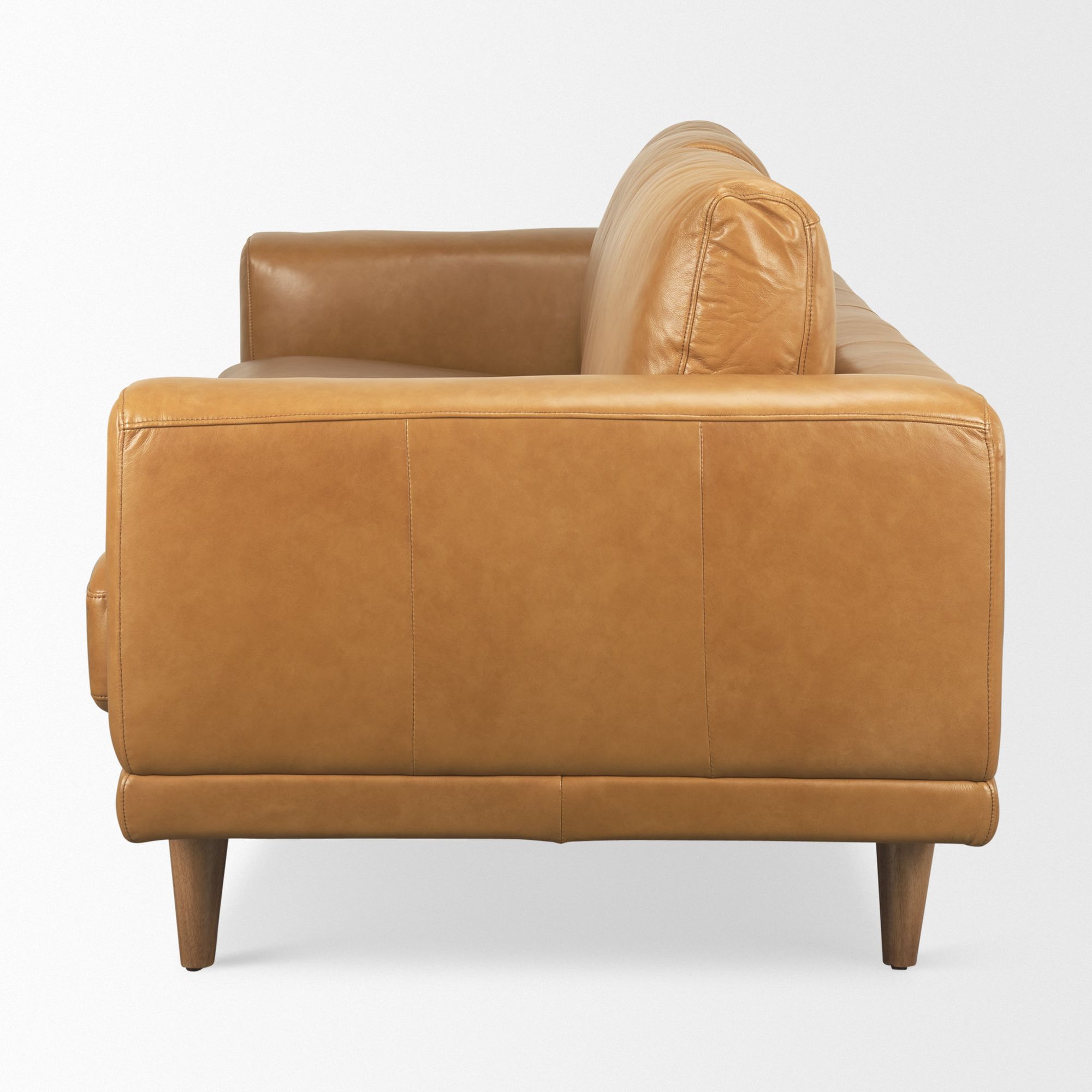 Mercana - Cedrick 2 Seater Sofa in Tan, Leather