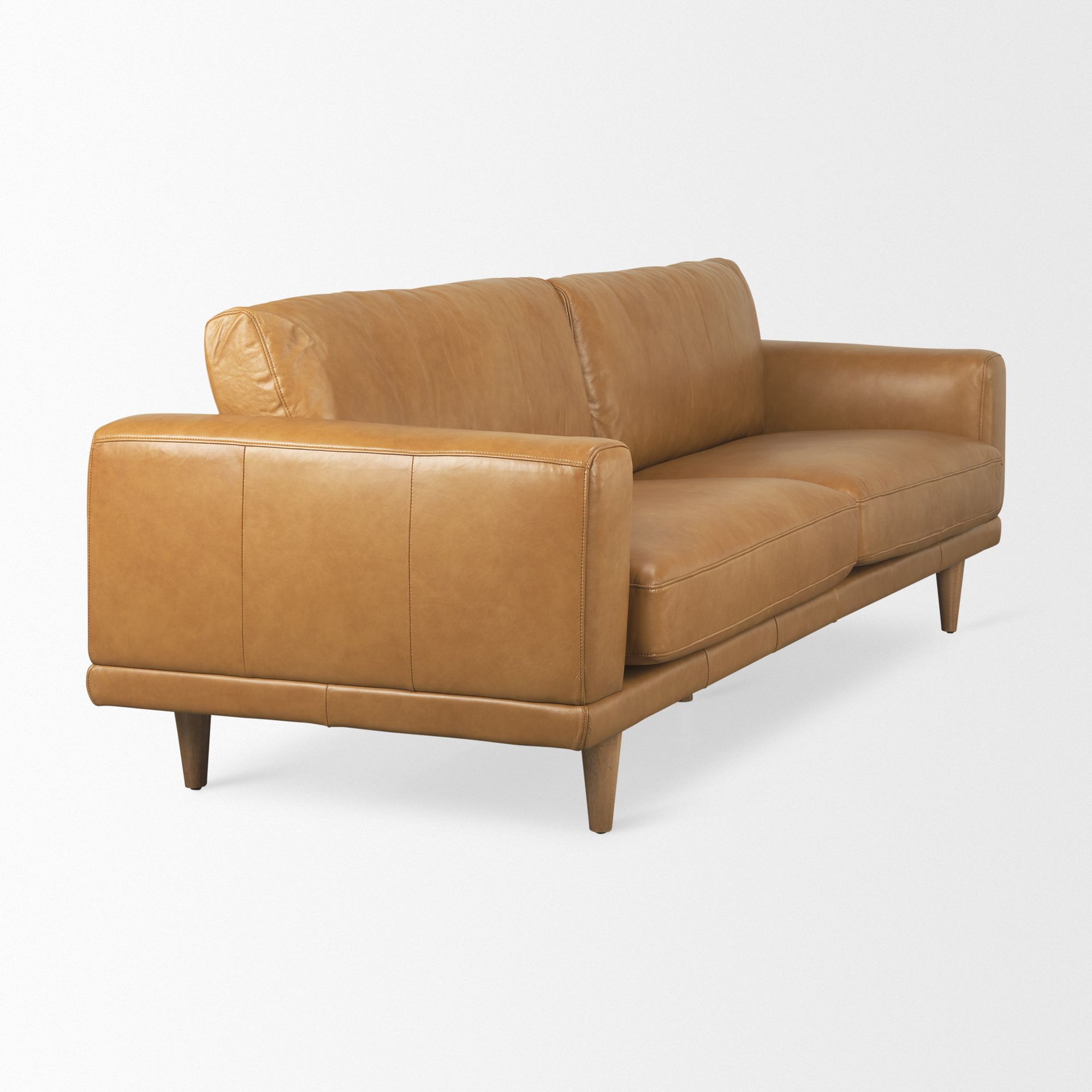 Mercana - Cedrick 2 Seater Sofa in Tan, Leather