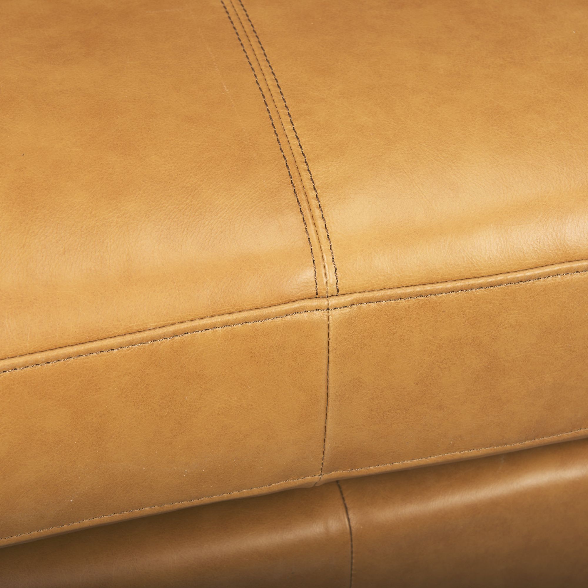 Mercana - Elton Loveseat in Tan, Leather