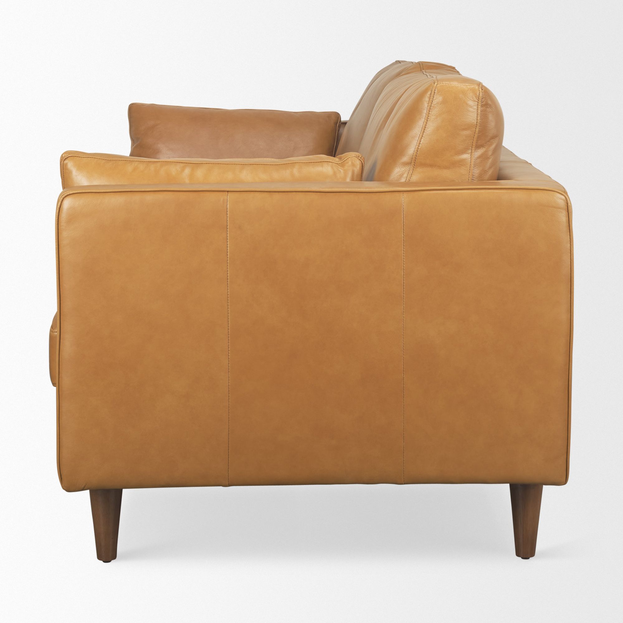 Mercana - Elton 2 Seater Sofa in Tan, Leather