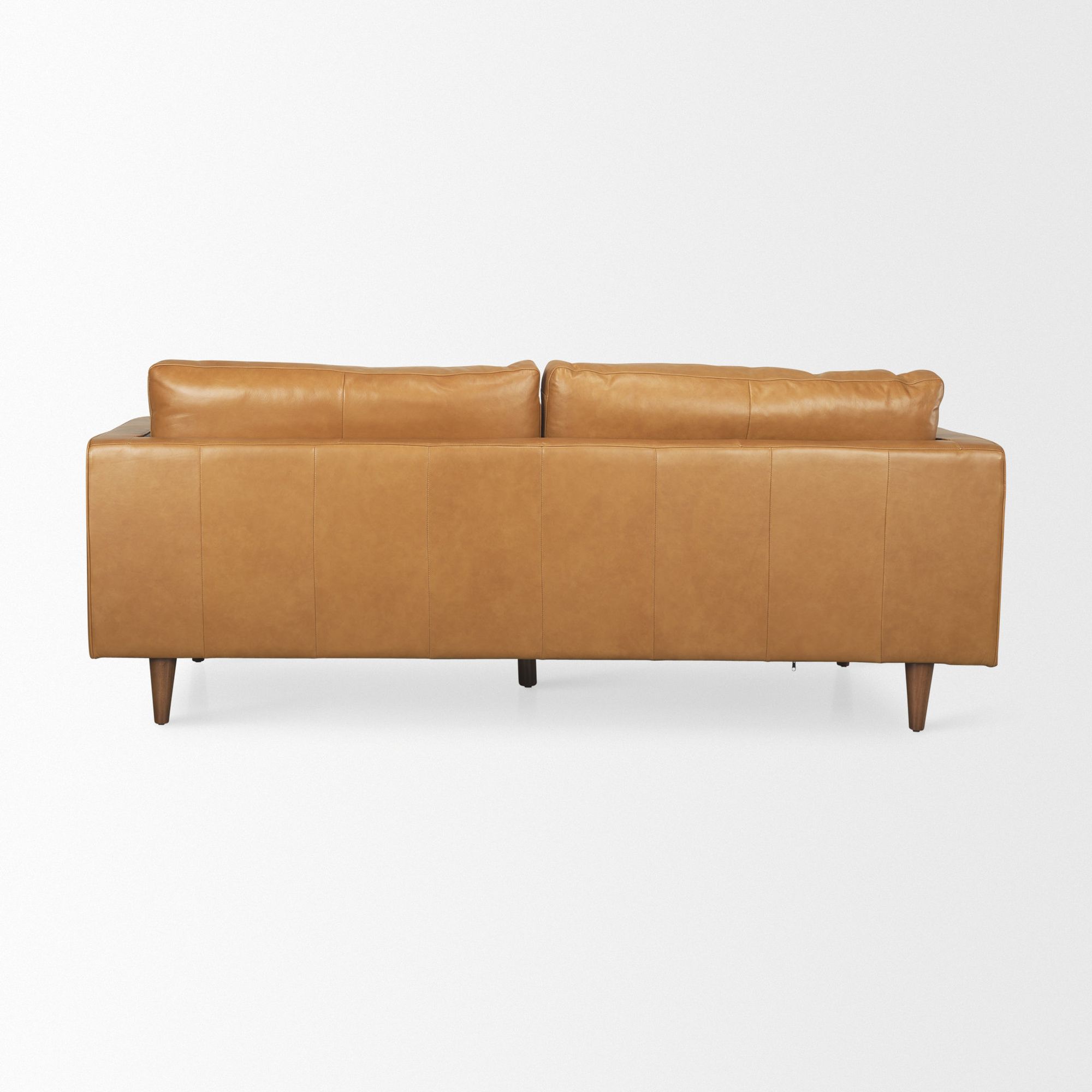 Mercana - Elton 2 Seater Sofa in Tan, Leather