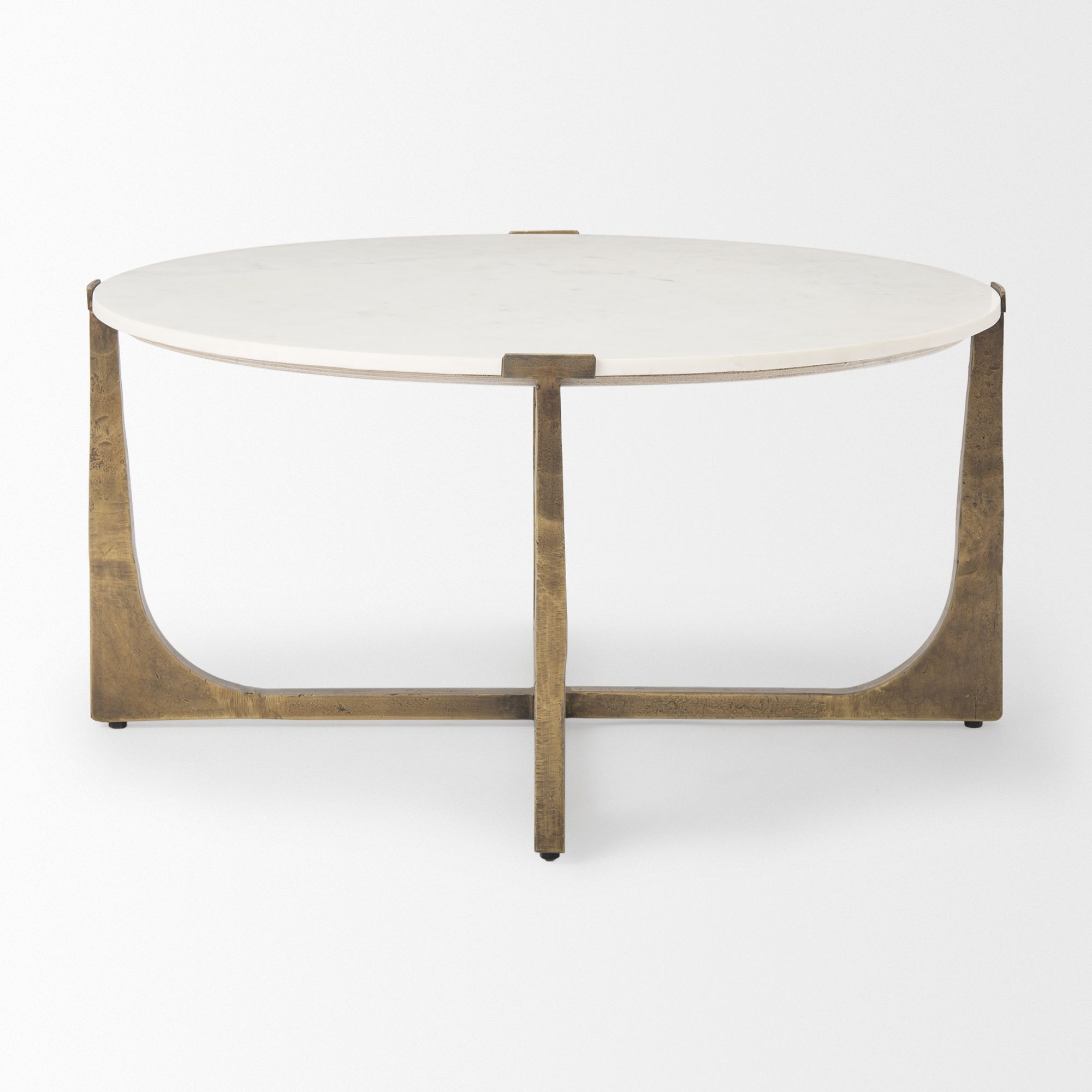 Mercana Atticus Coffee Table - White, Marble