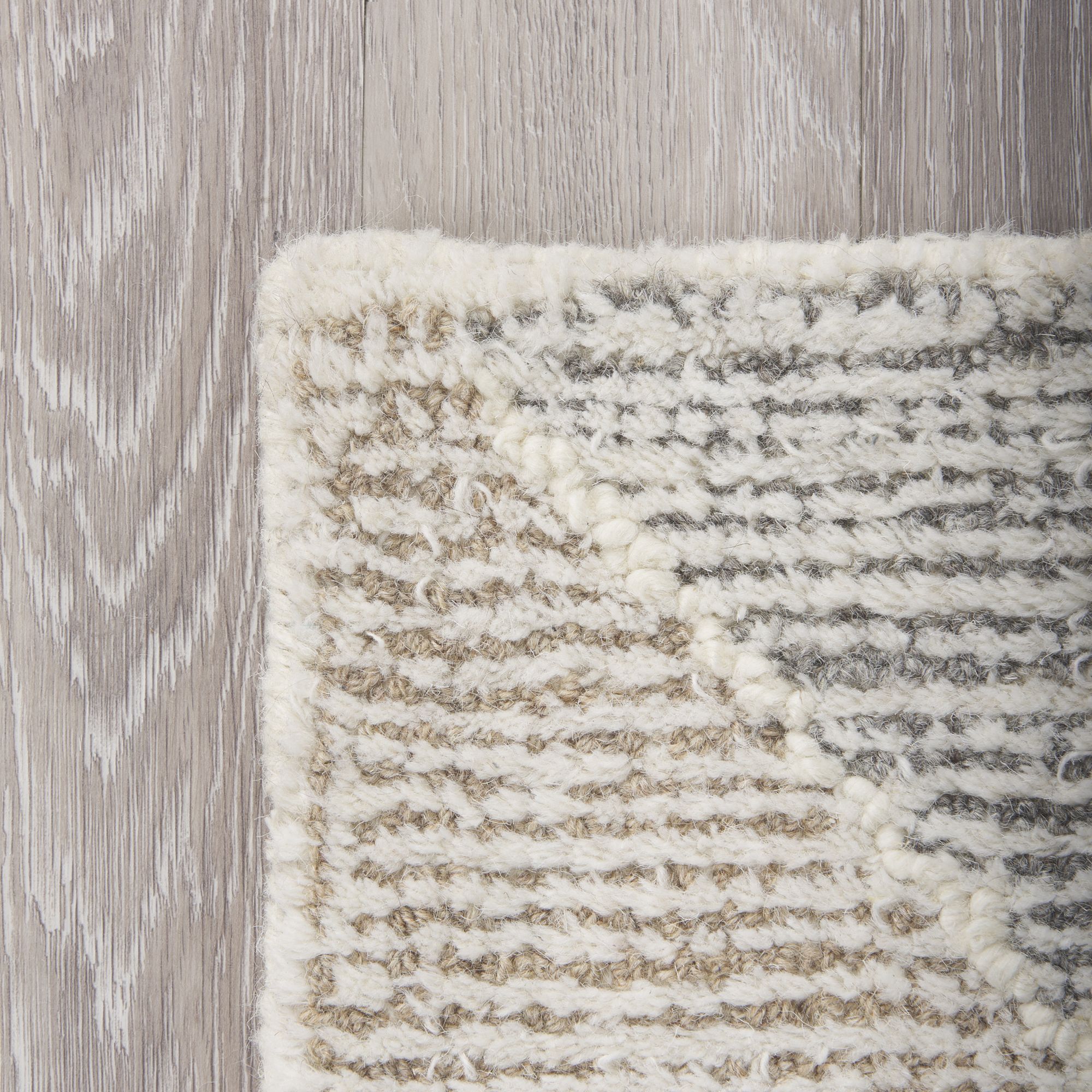 Mercana Kolt 5x8 Rug - Neutral, Wool