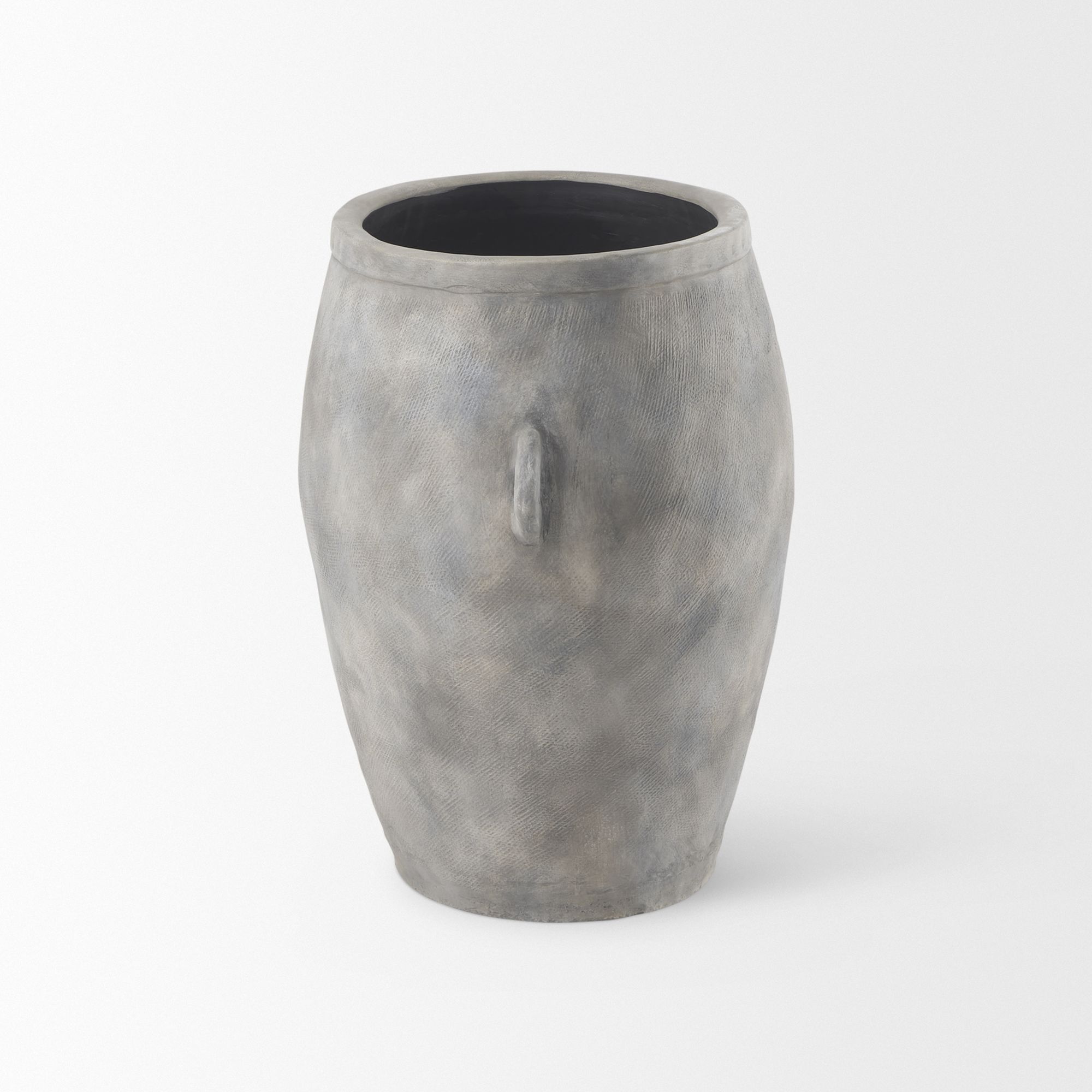 Mercana Zuma Ceramic Floor Vase - Light Gray