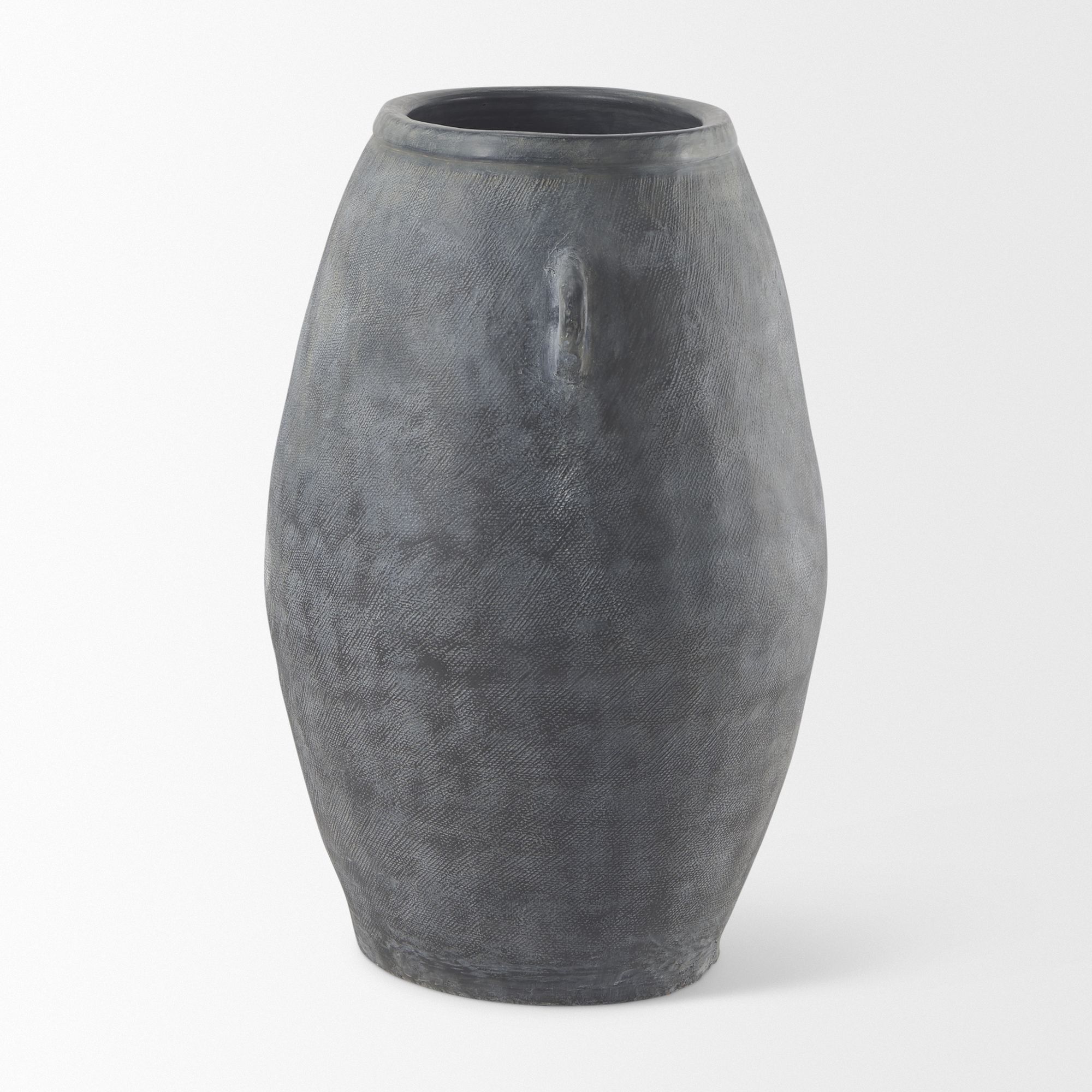 Mercana Zuma Ceramic Floor Vase - Dark Gray