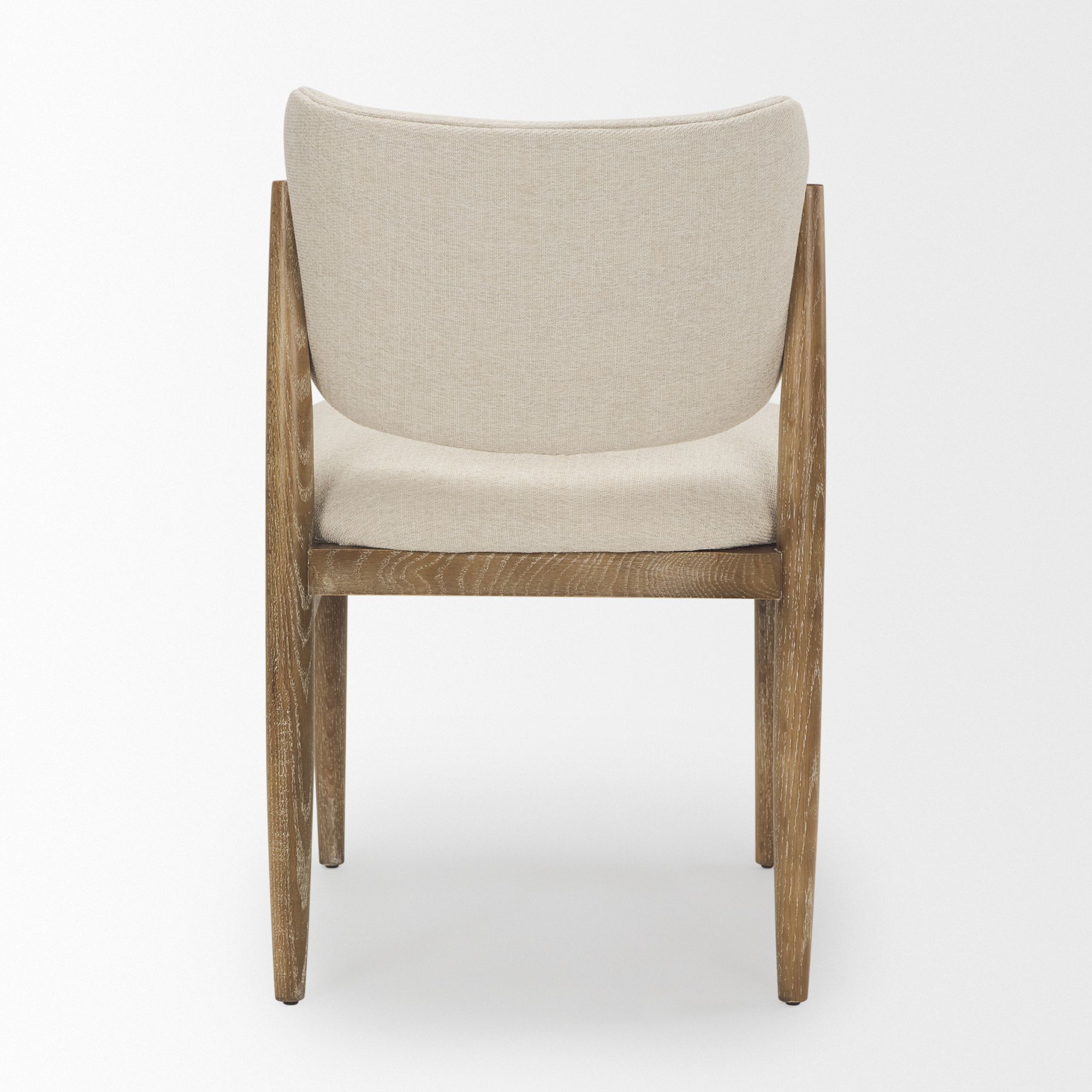 Mercana Cline Dining Chair - Cream/Light Brown