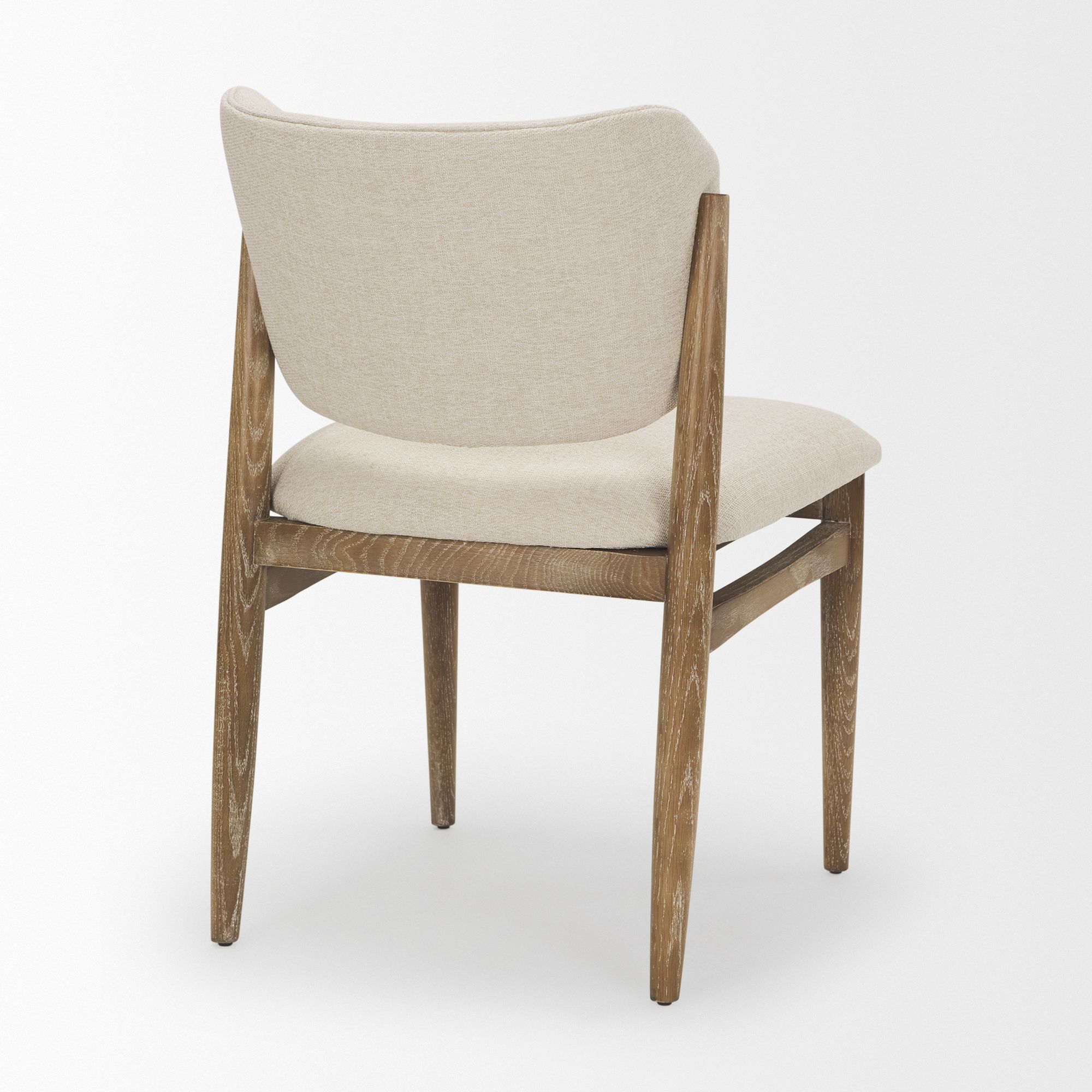 Mercana Cline Dining Chair - Cream/Light Brown