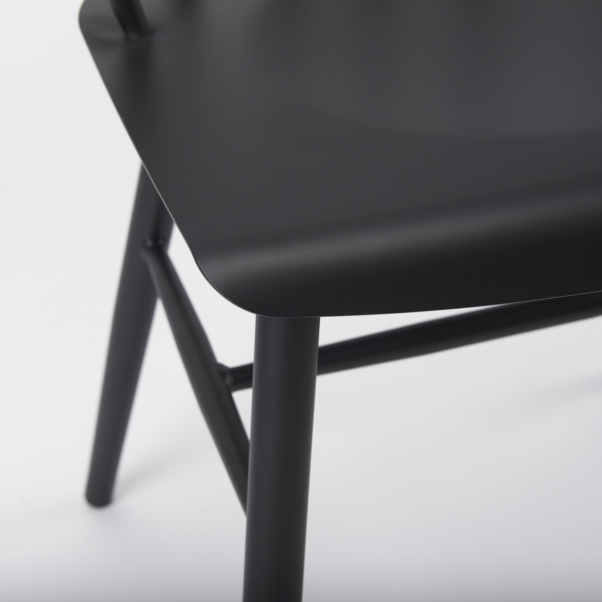 Mercana - Colin Dining Chair in Black, Metal