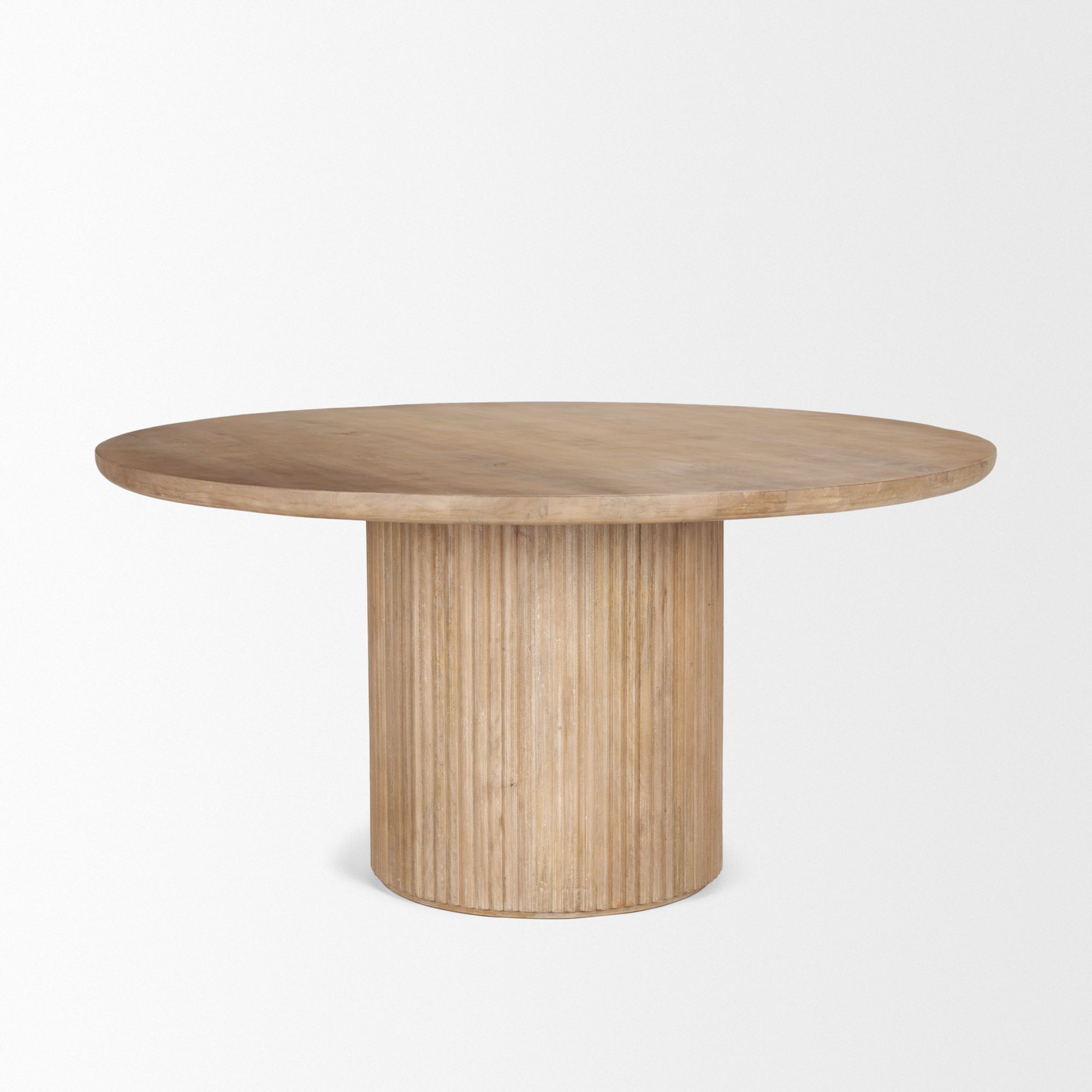 Mercana Terra Round Dining Table - Light Brown