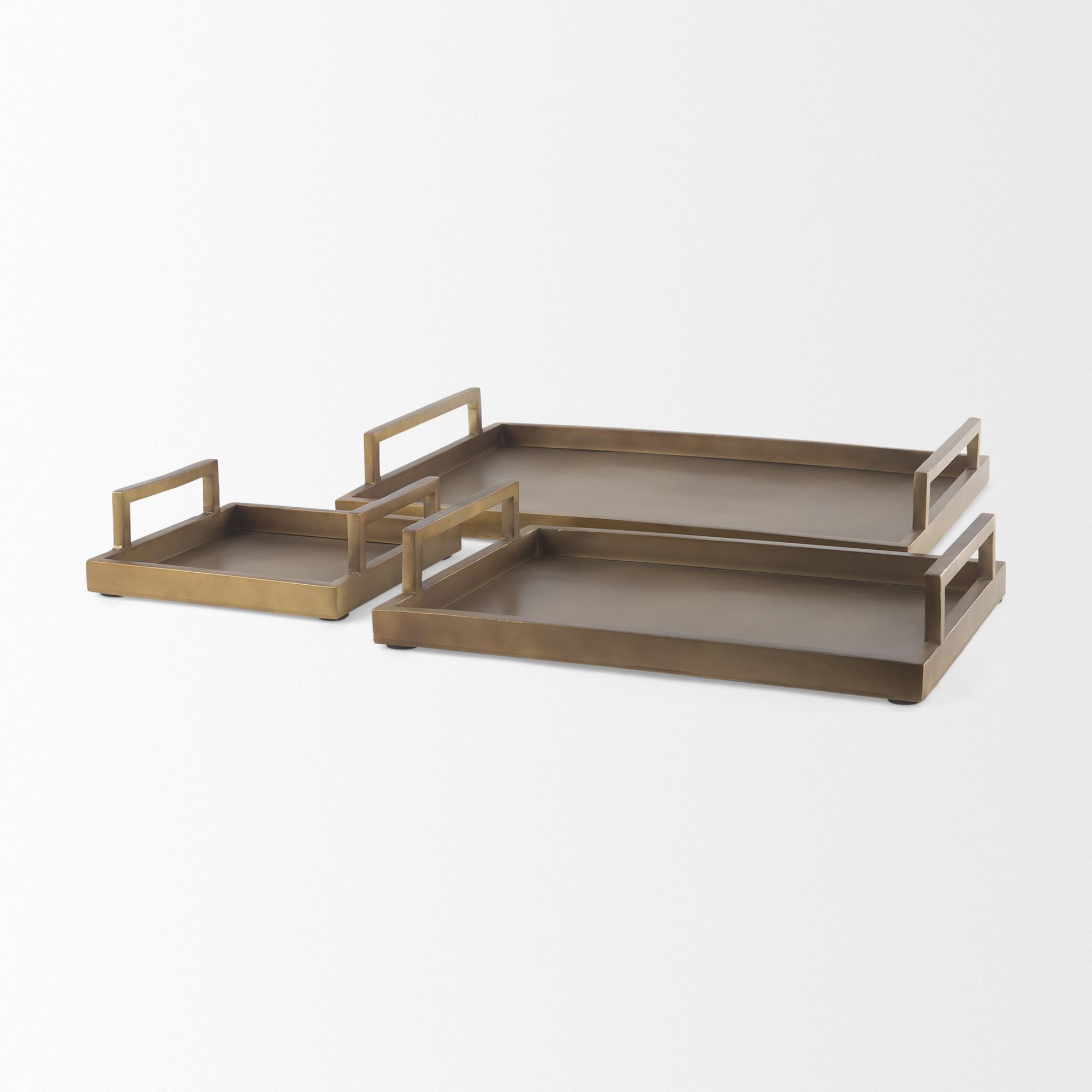 Mercana Shay Aluminium Tray - Bronze, Small