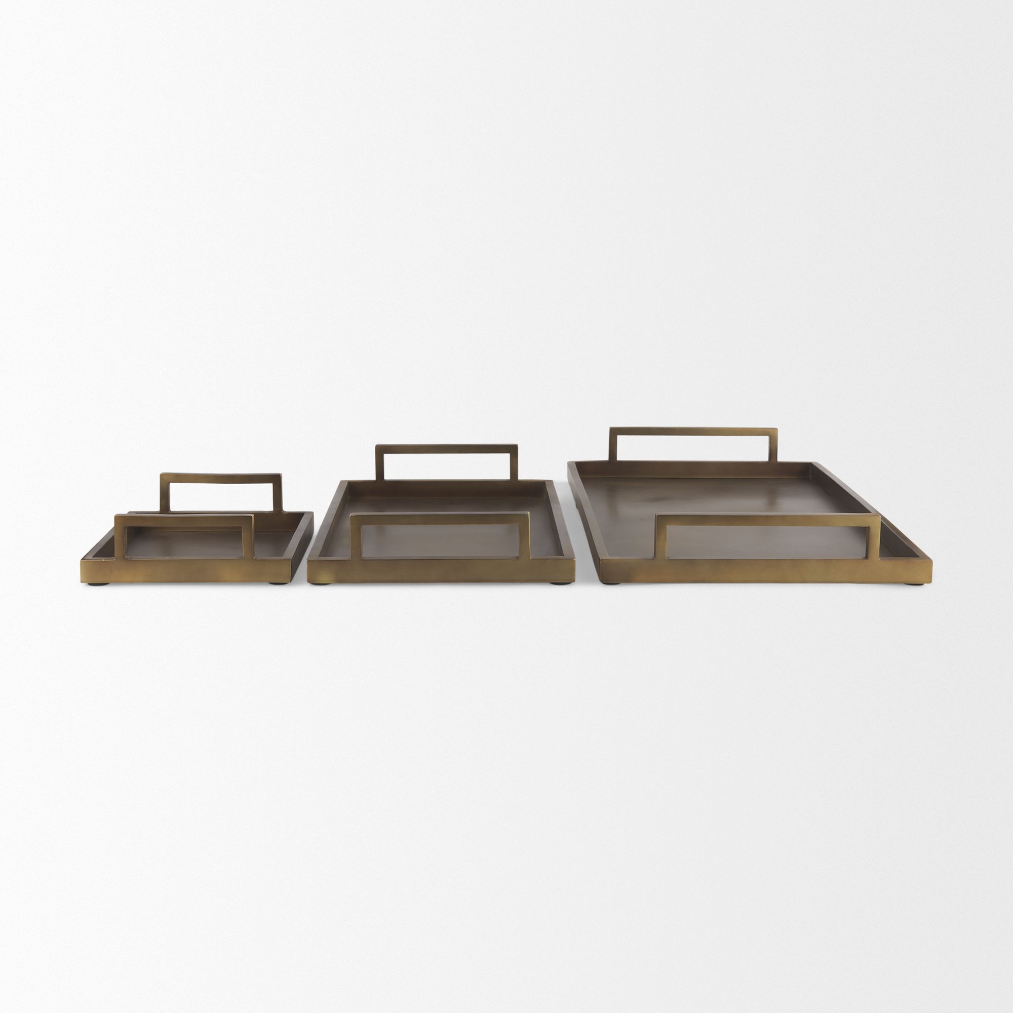 Mercana Shay Aluminium Tray - Bronze, Small