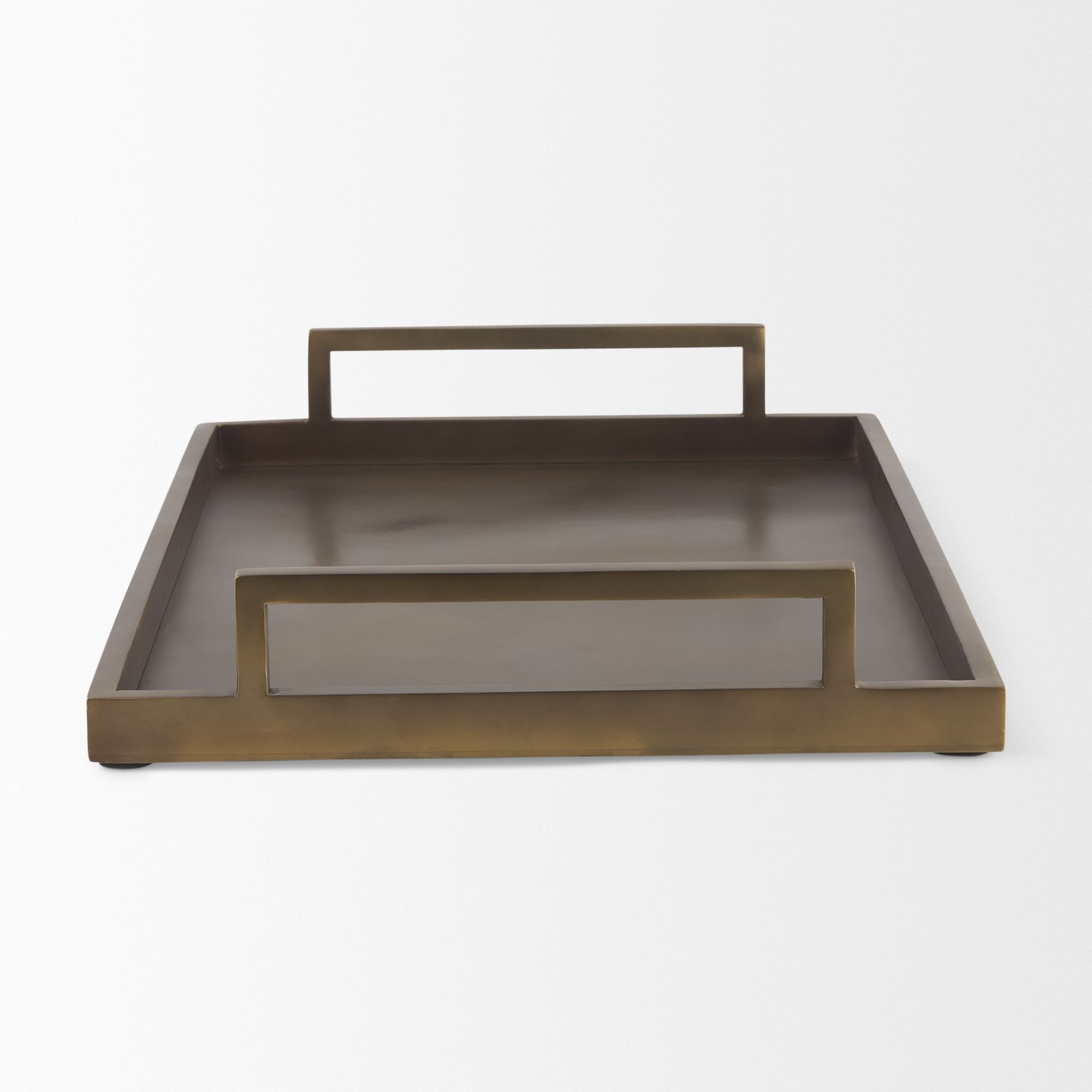 Mercana Shay Aluminium Tray - Bronze, Large