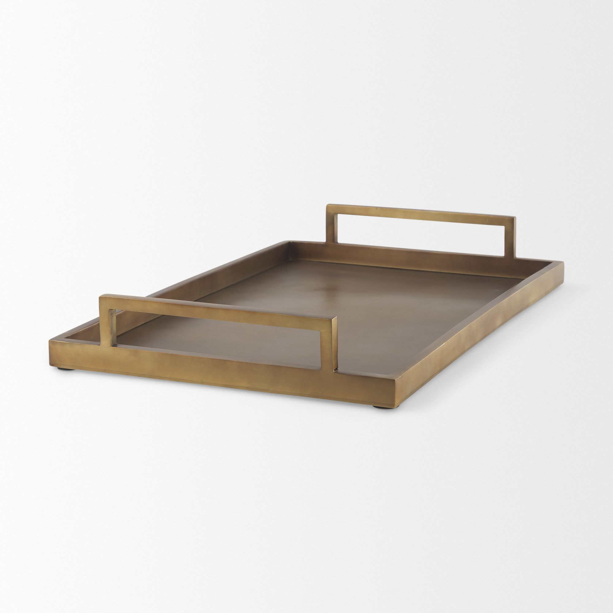 Mercana Shay Aluminium Tray - Bronze, Large