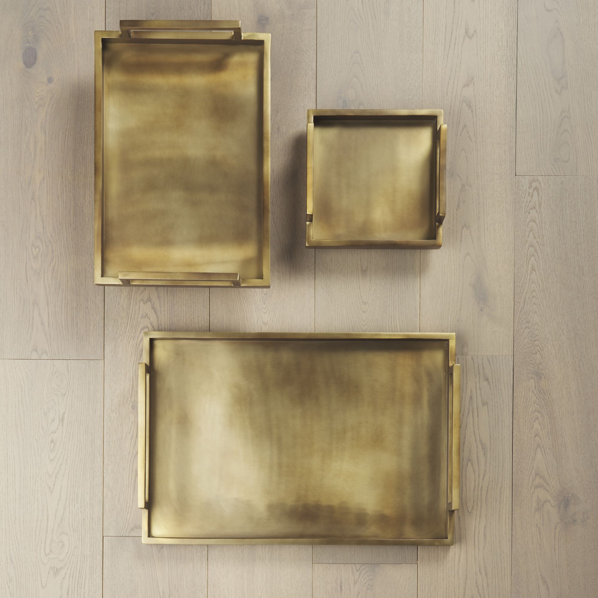 Mercana Shay Aluminium Tray - Bronze, Large