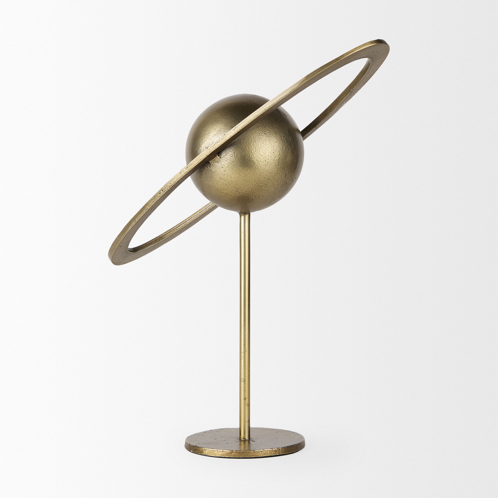 Mercana Atlas 15" Metal Solar System Ornament - Gold