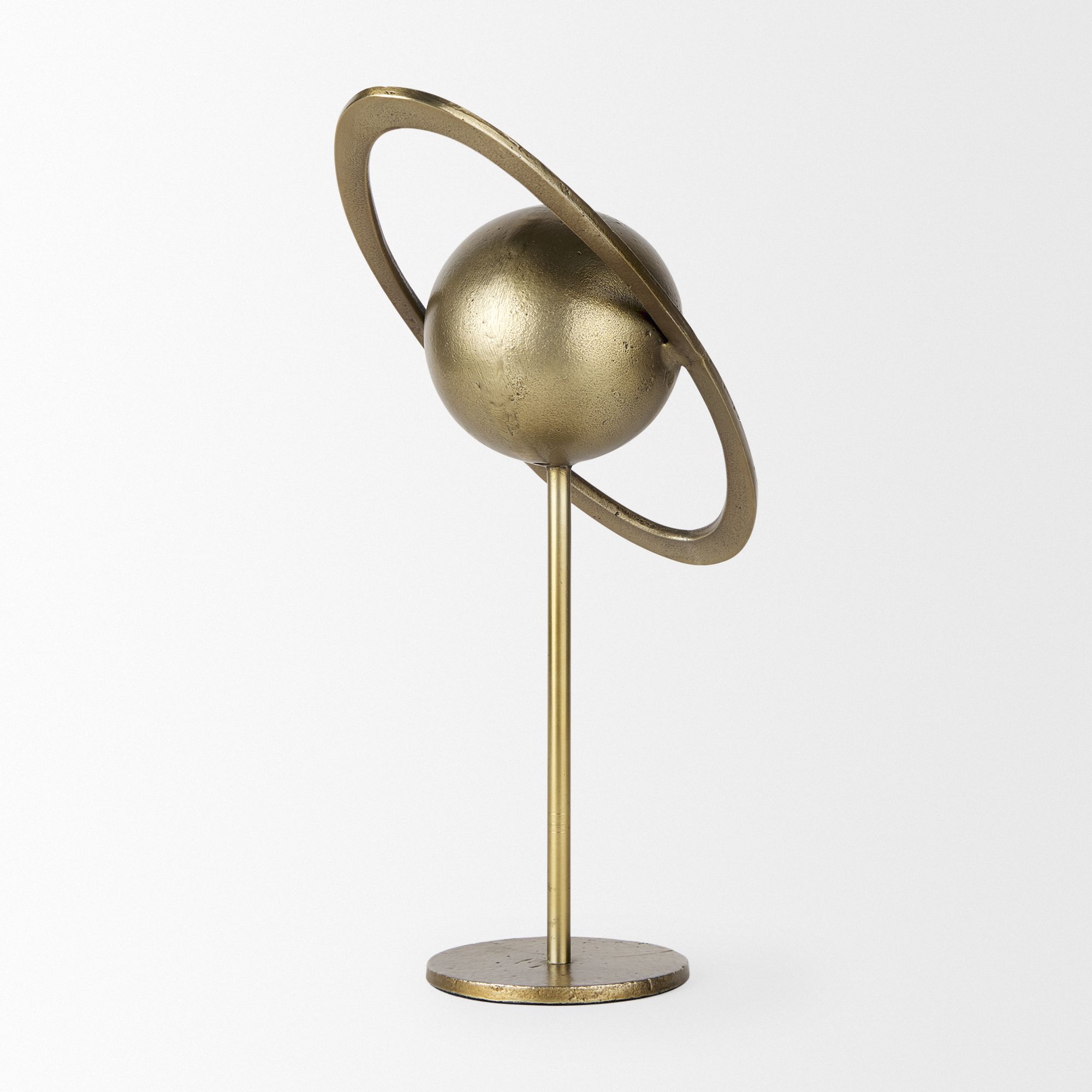 Mercana Atlas 15" Metal Solar System Ornament - Gold