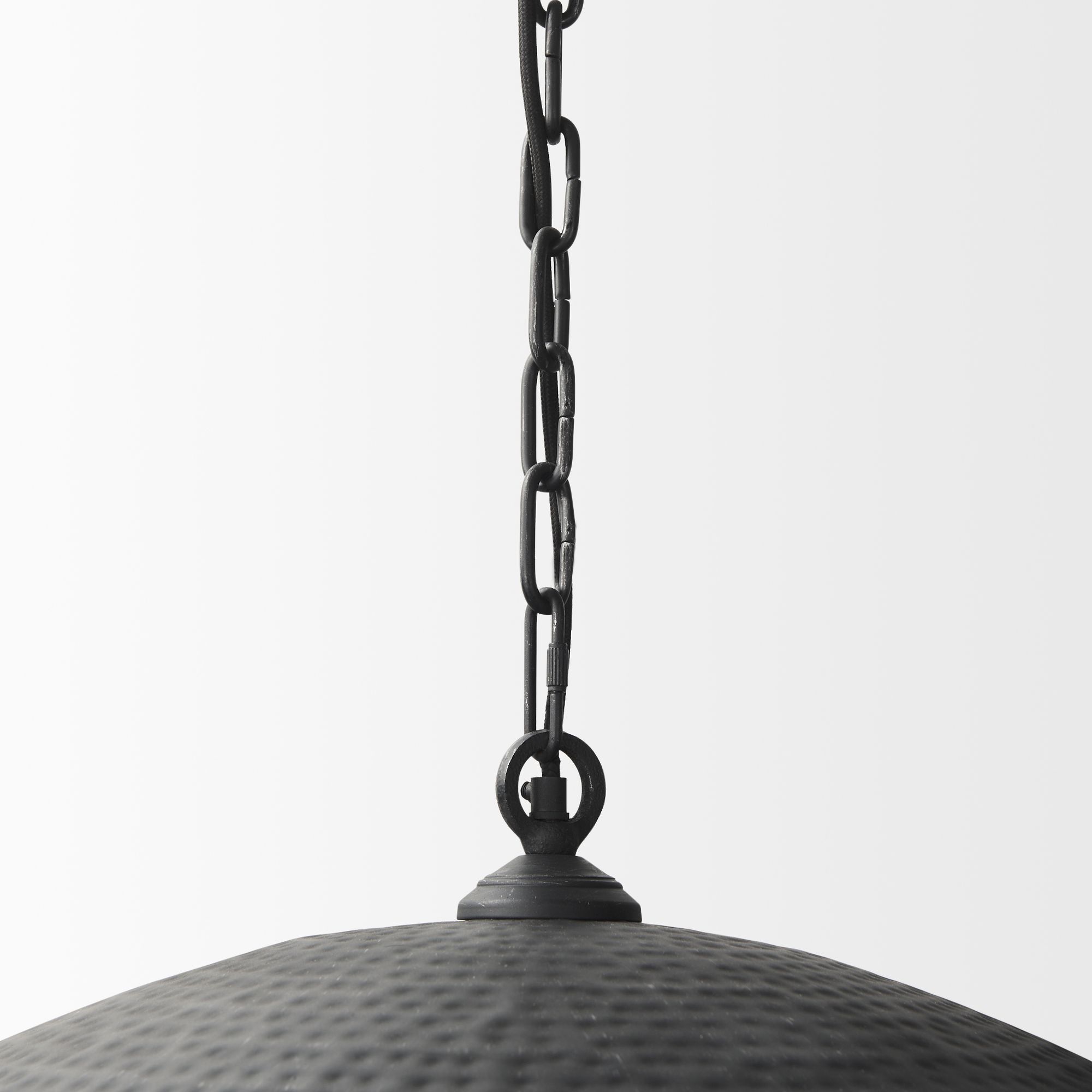 Mercana Karina 36" Round Pendant Light - Black, Metal