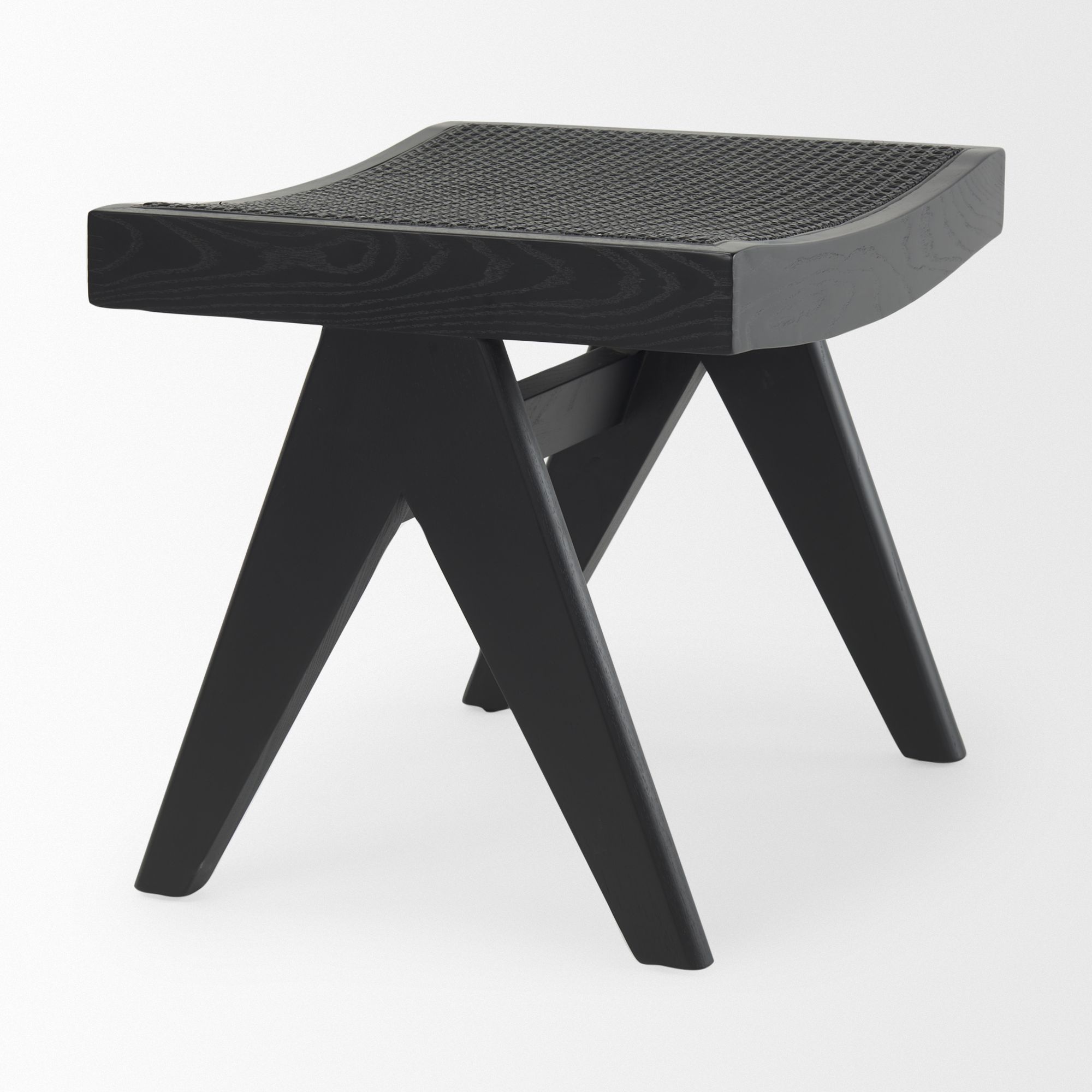 Mercana Arvin Stool - Black, Wood