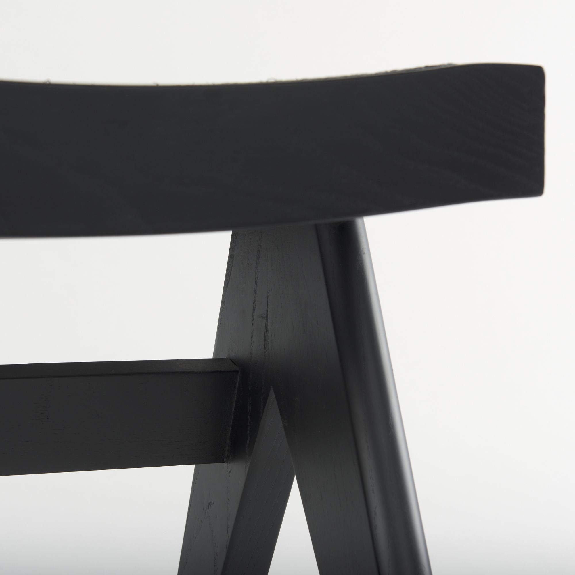 Mercana Arvin Stool - Black, Wood