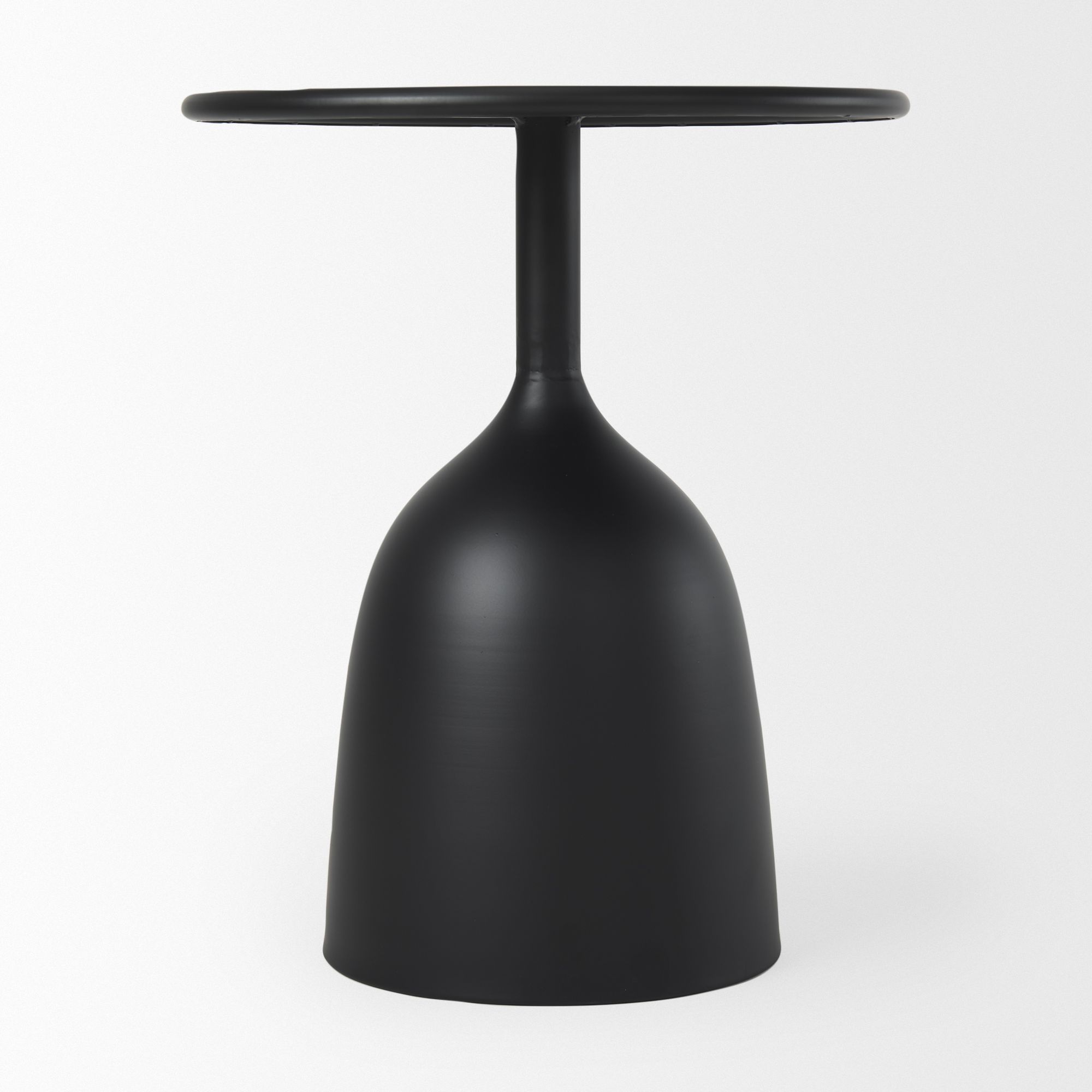 Mercana Talulla 20" Accent Table - Black, Metal