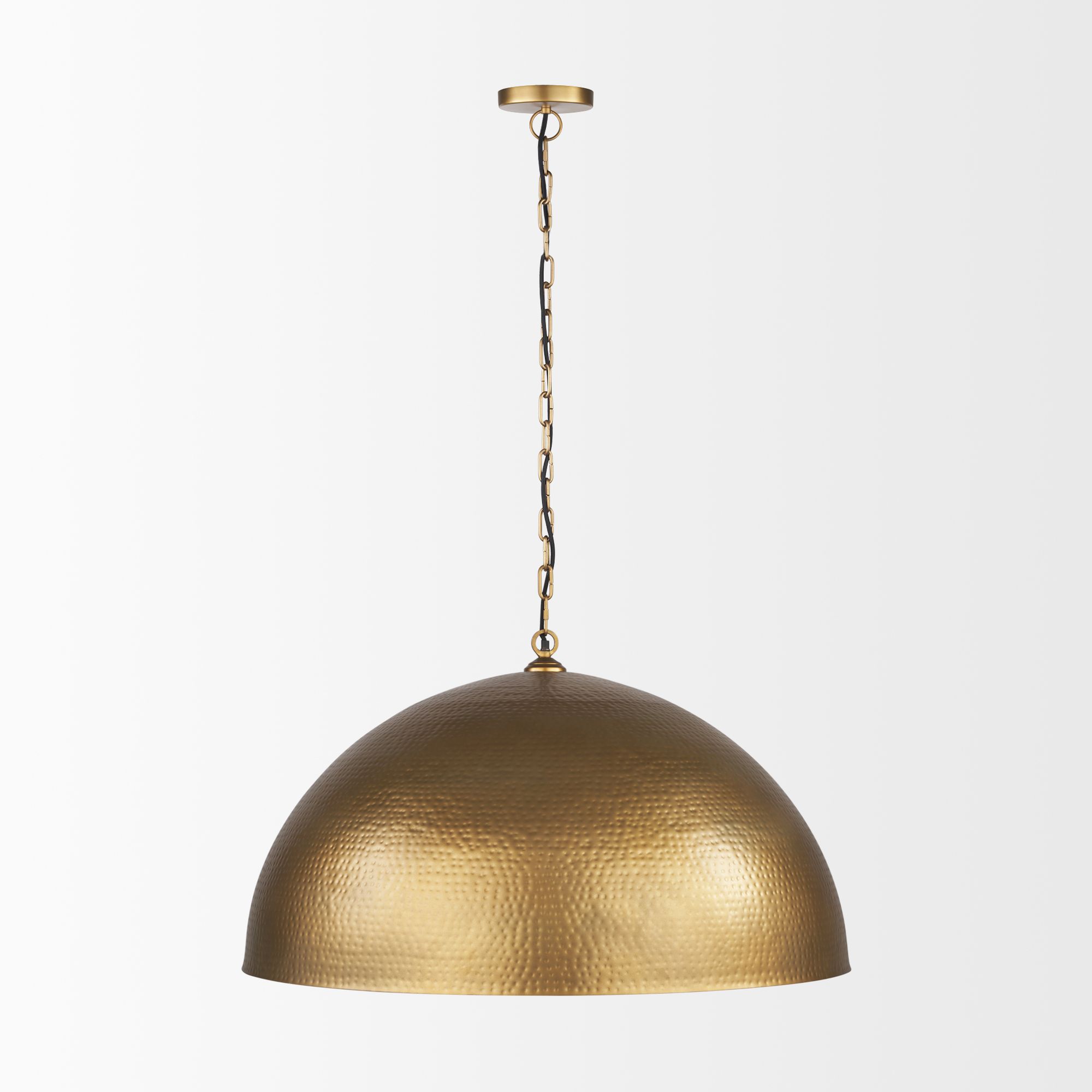 Mercana Karina 36" Round Pendant Light - Gold, Metal